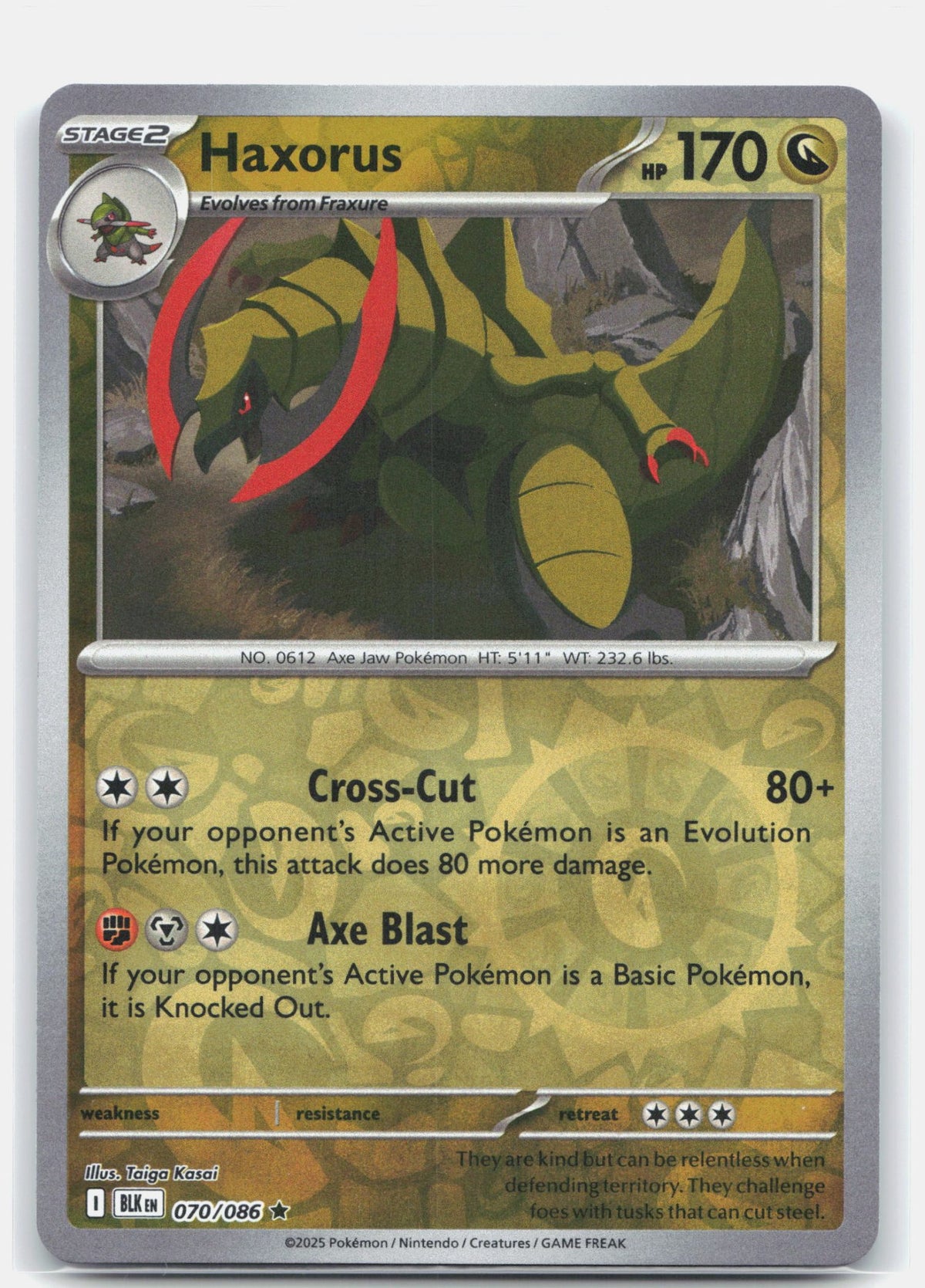 Haxorus 070 - SV: Black Bolt - Reverse Holofoil