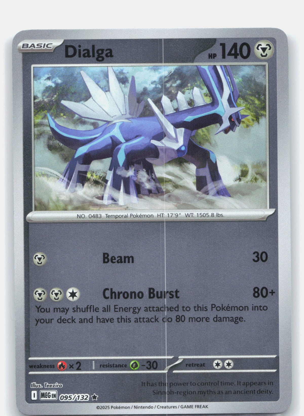 Dialga 095 - ME01: Mega Evolution - Reverse Holofoil