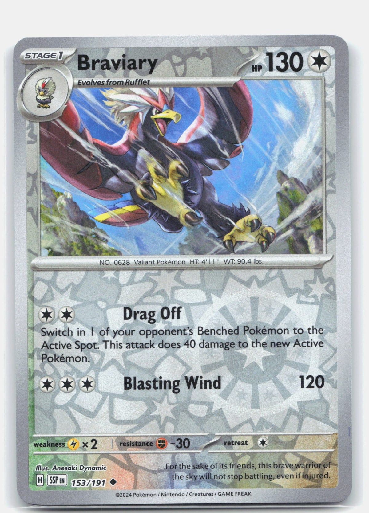 Braviary - 153/191 | Near Mint