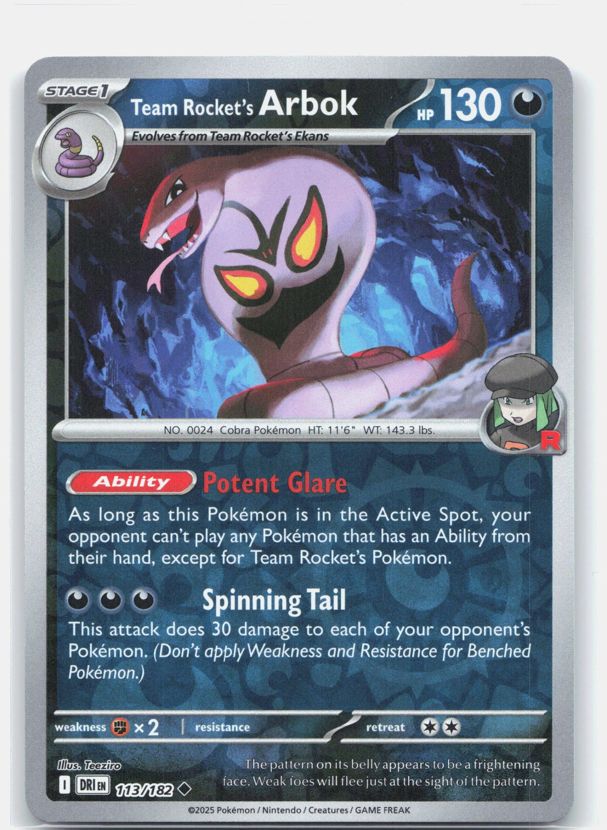 Team Rocket's Arbok | Near Mint