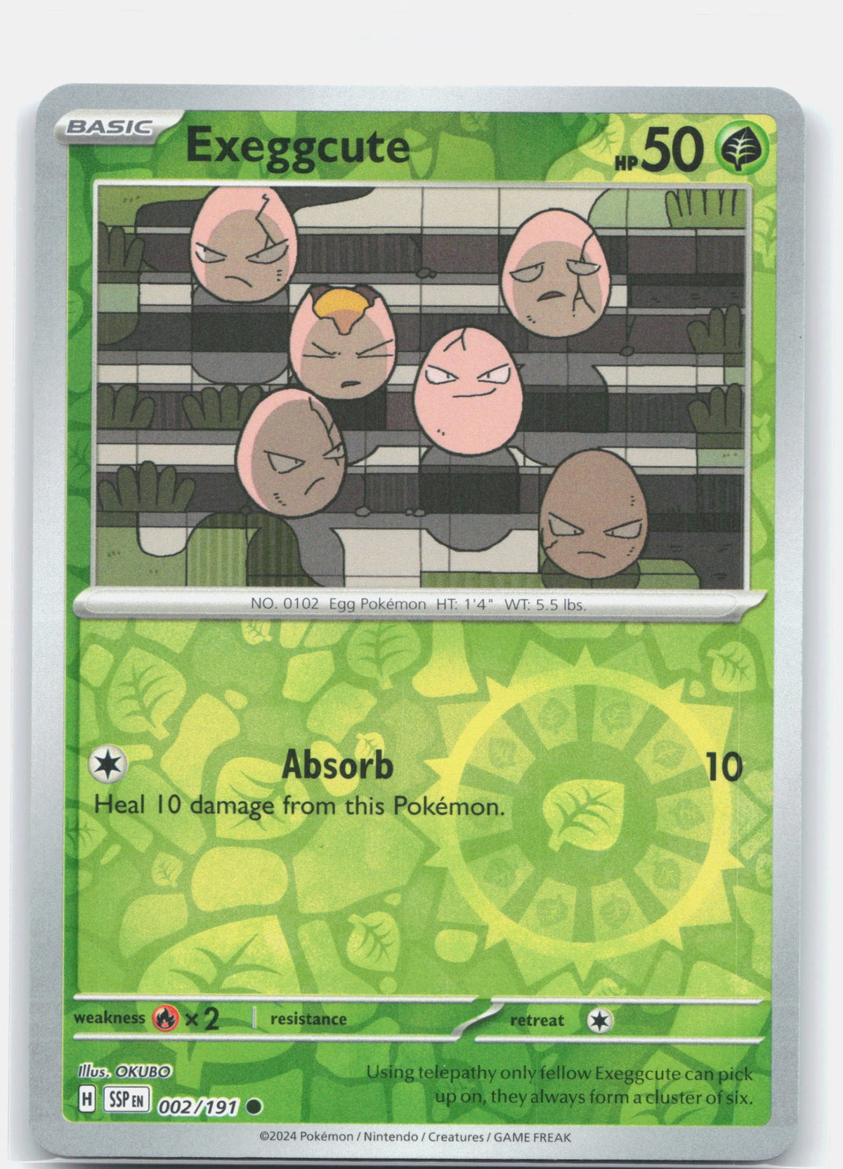 Exeggcute - 002/191 | Near Mint