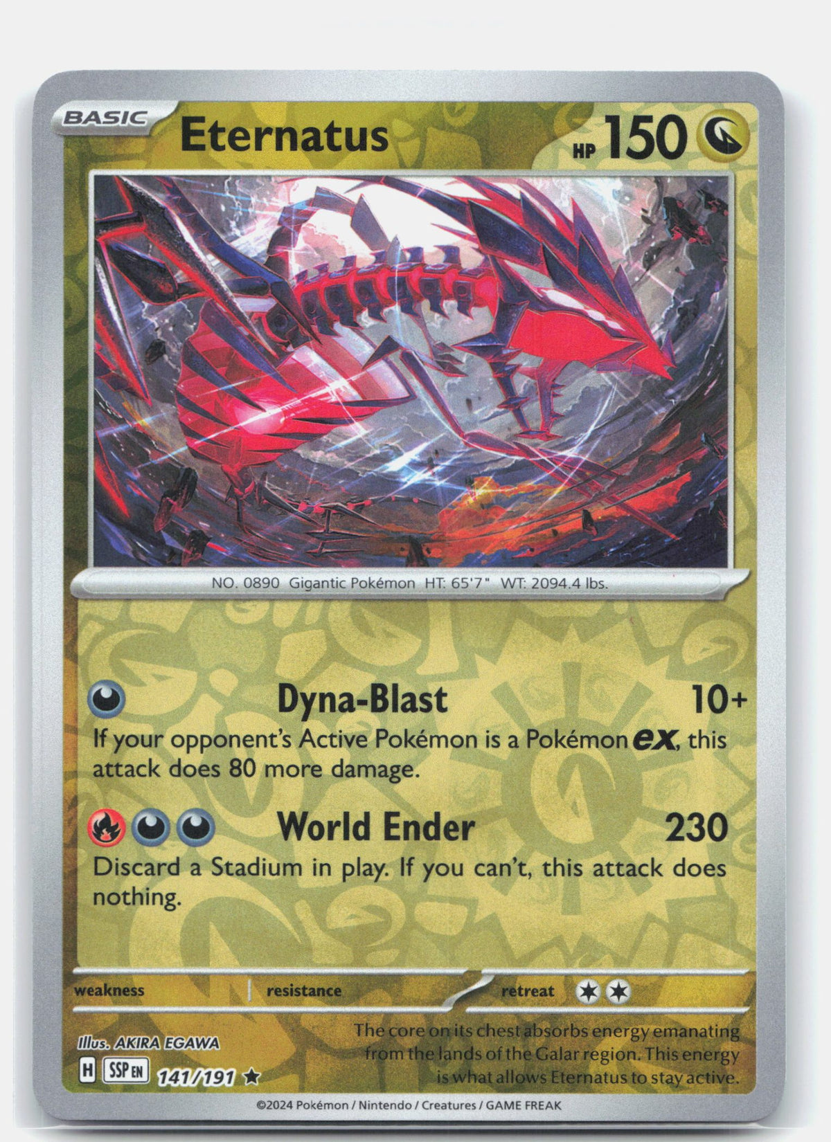 Eternatus 141 - SV08: Surging Sparks - Reverse Holofoil