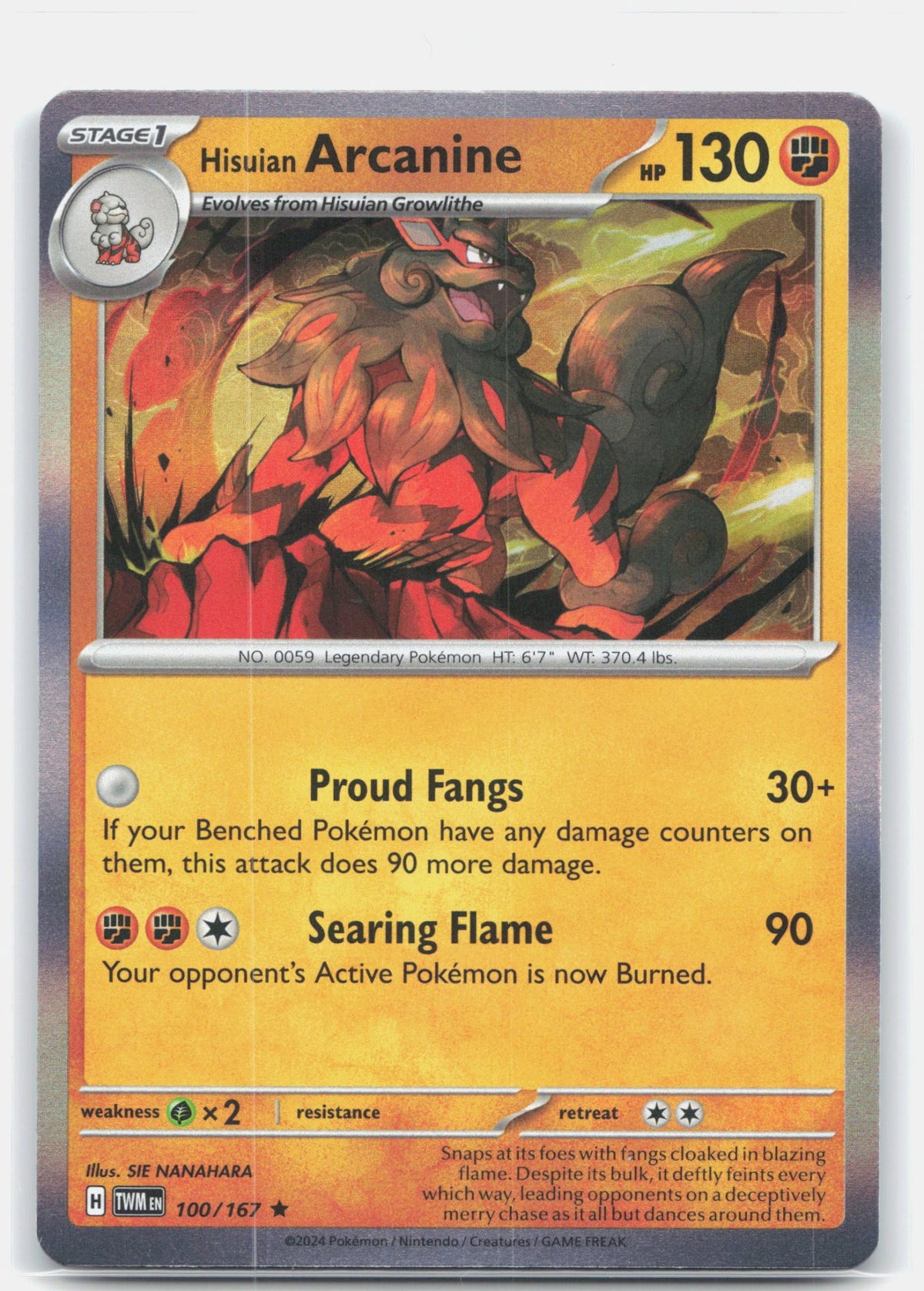 Hisuian Arcanine | Near Mint