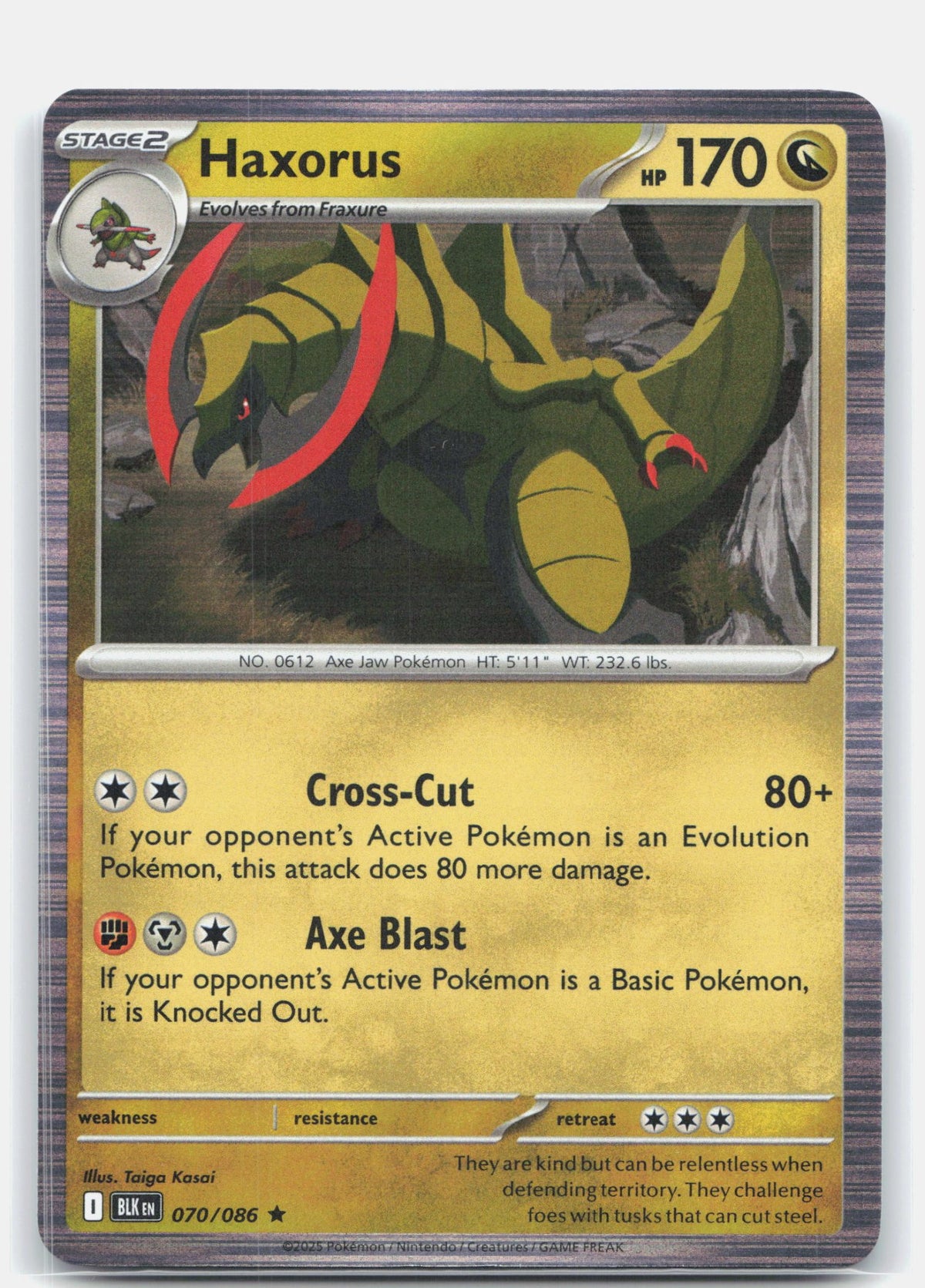 Haxorus 070 - SV: Black Bolt - Holofoil