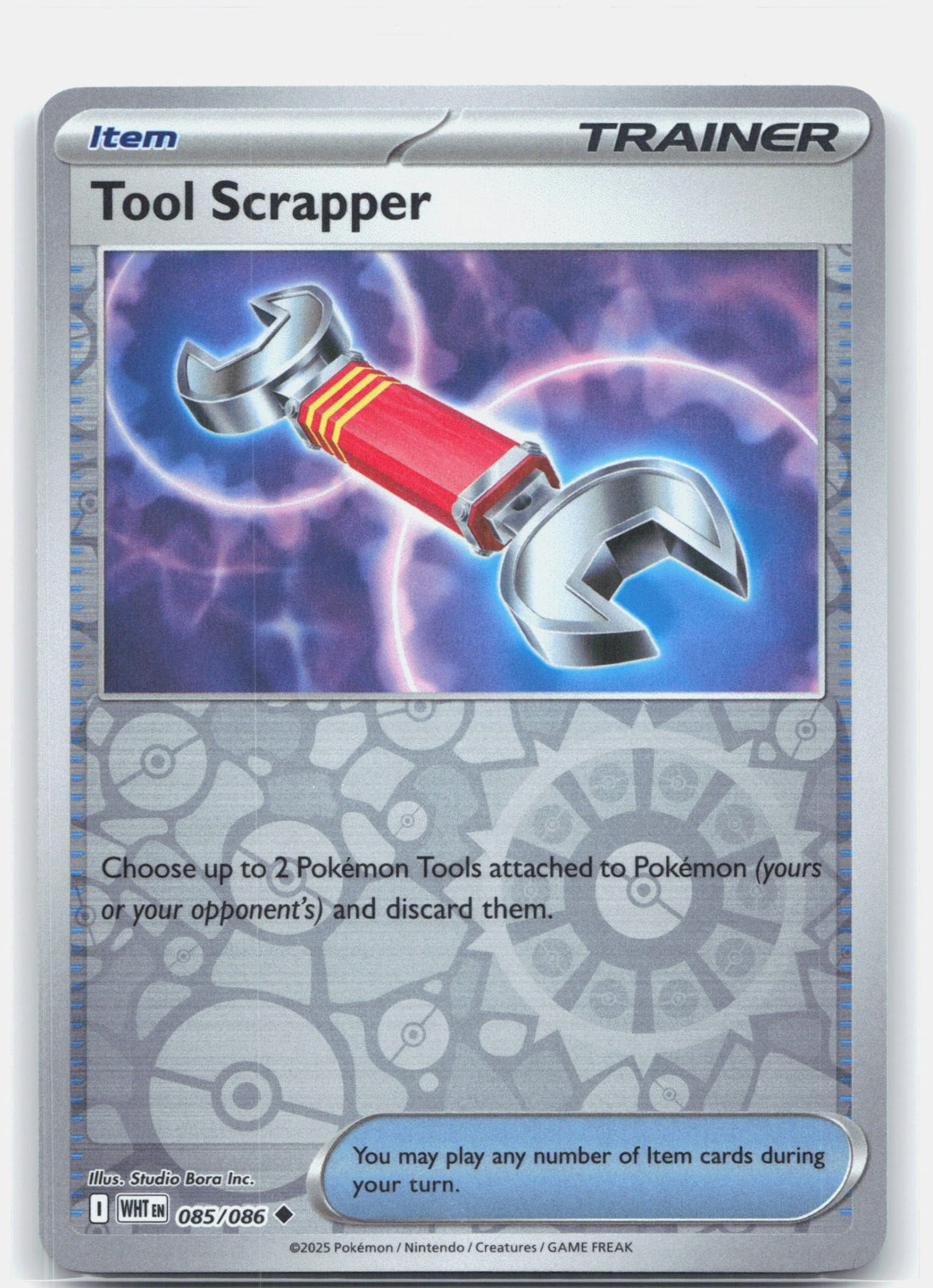 Tool Scrapper 085 - SV: White Flare - Reverse Holofoil