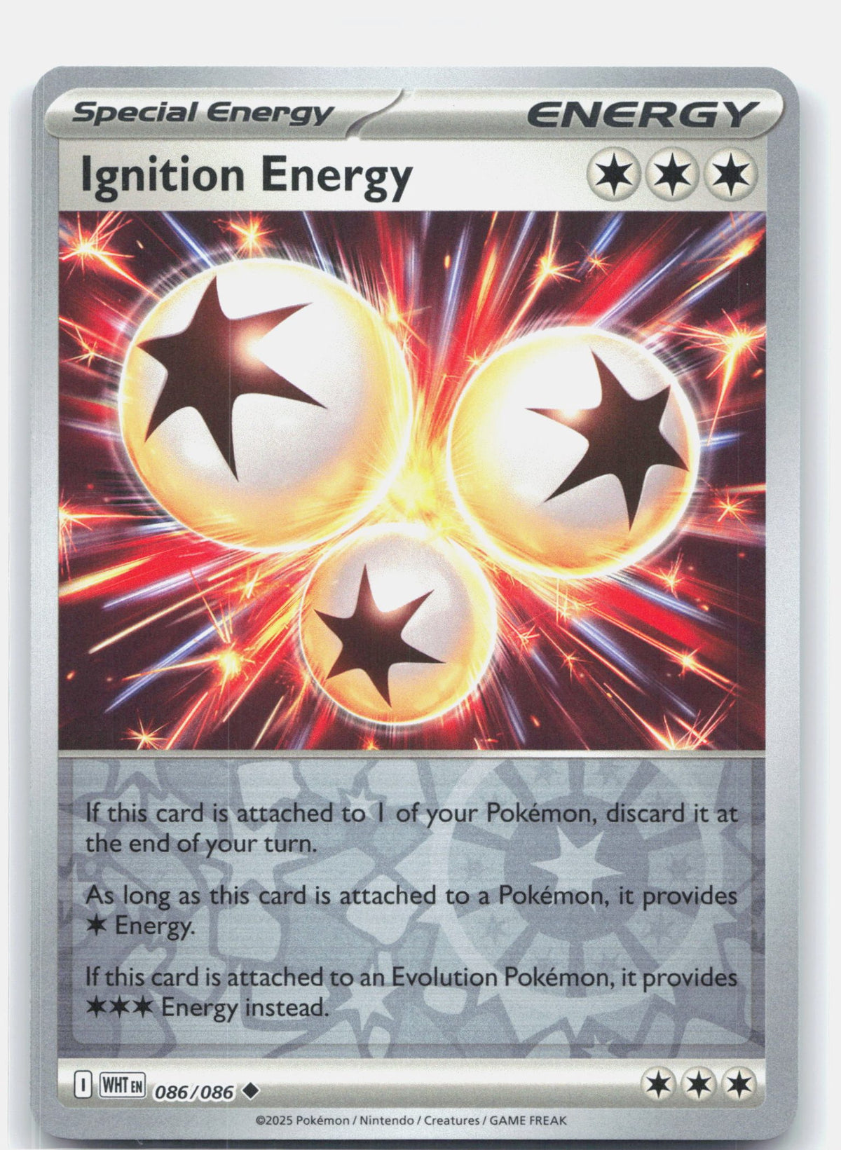 Ignition Energy 086 - SV: White Flare - Reverse Holofoil
