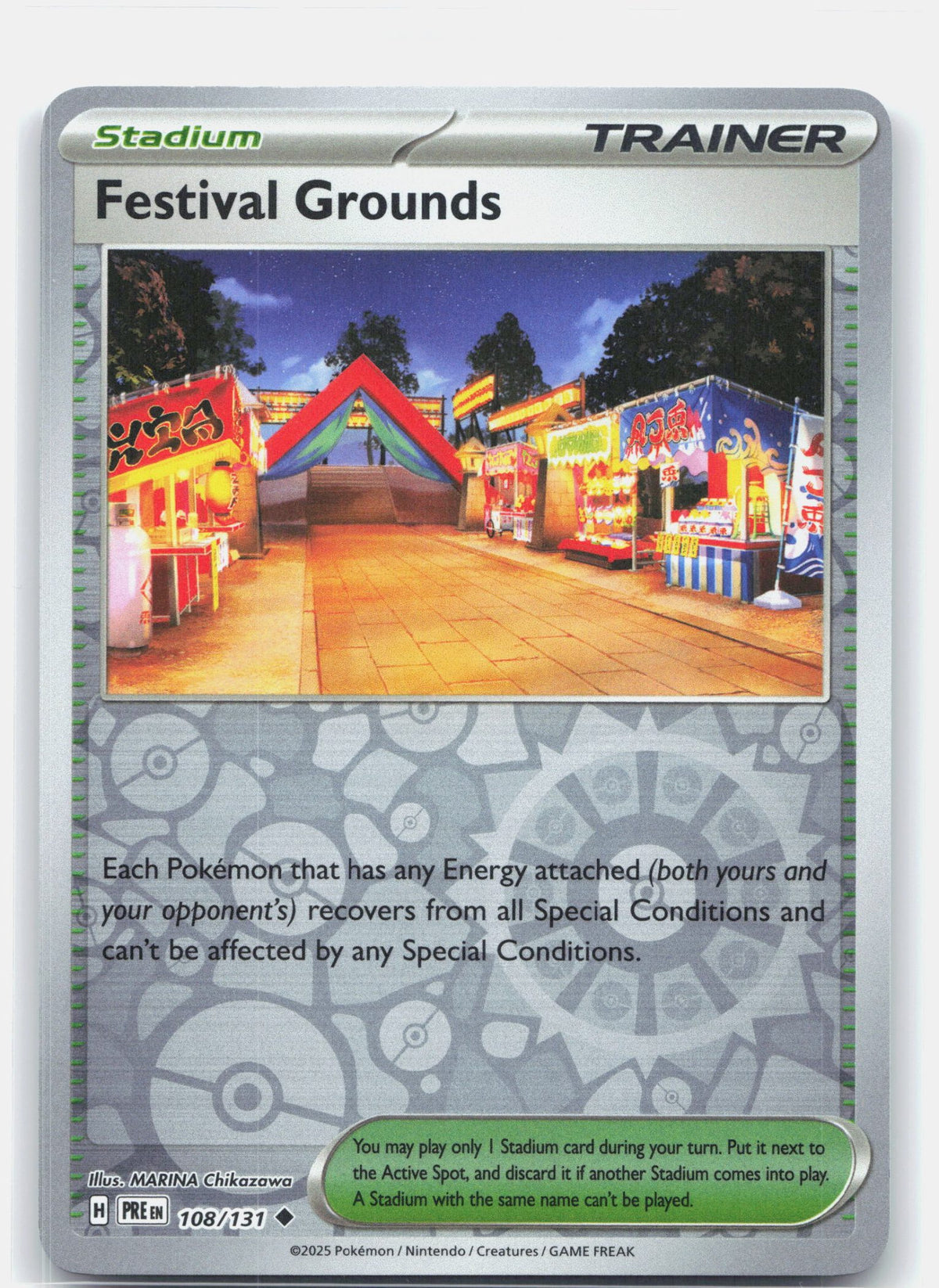 Festival Grounds 108 - SV: Prismatic Evolutions - Reverse Holofoil