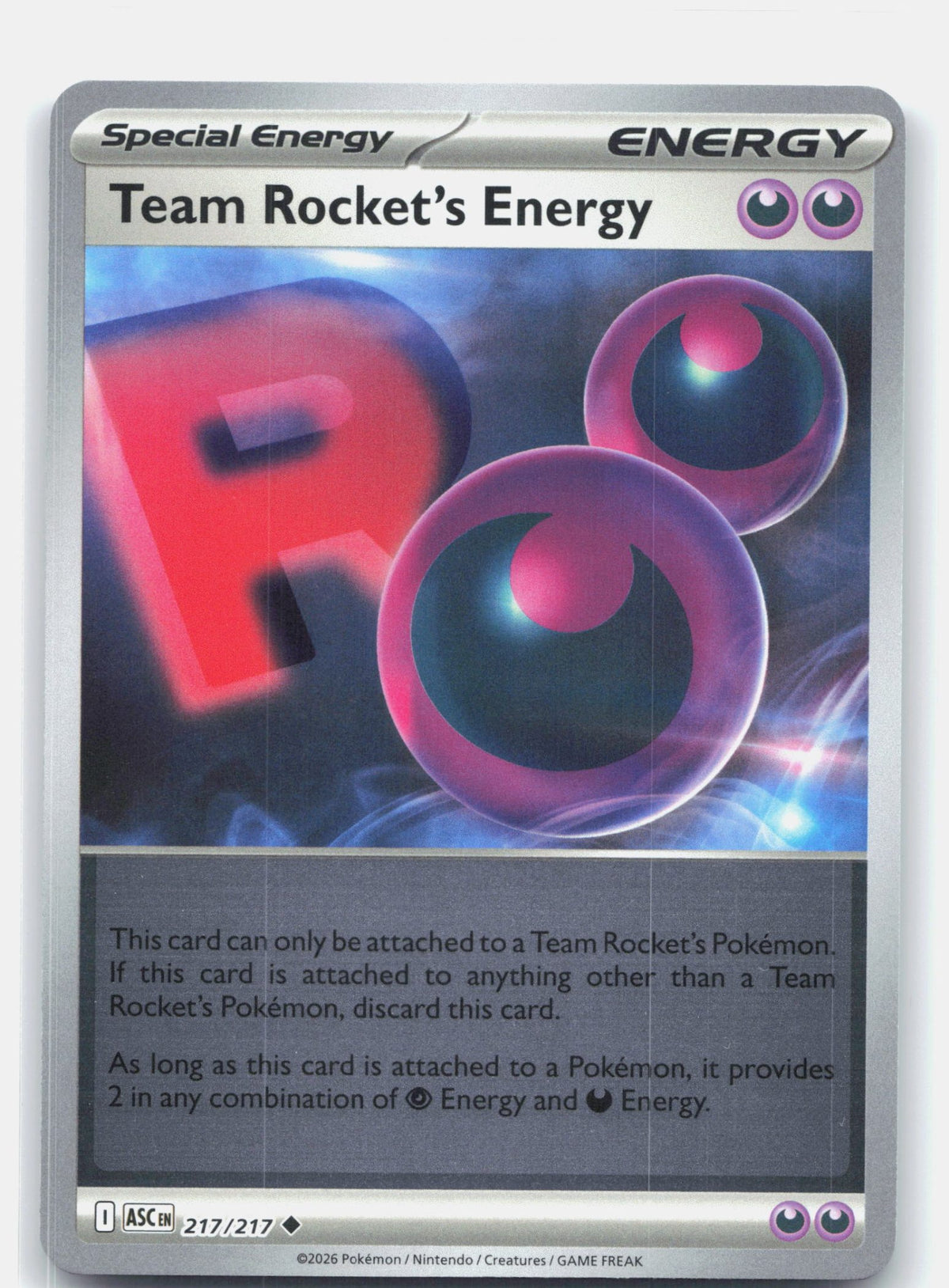 Team Rocket's Energy 217 - ME: Ascended Heroes - Reverse Holofoil