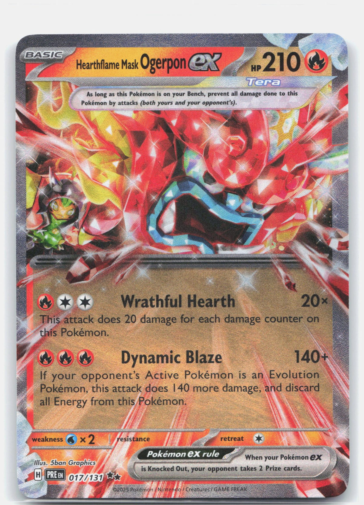 Hearthflame Mask Ogerpon ex - 017/131