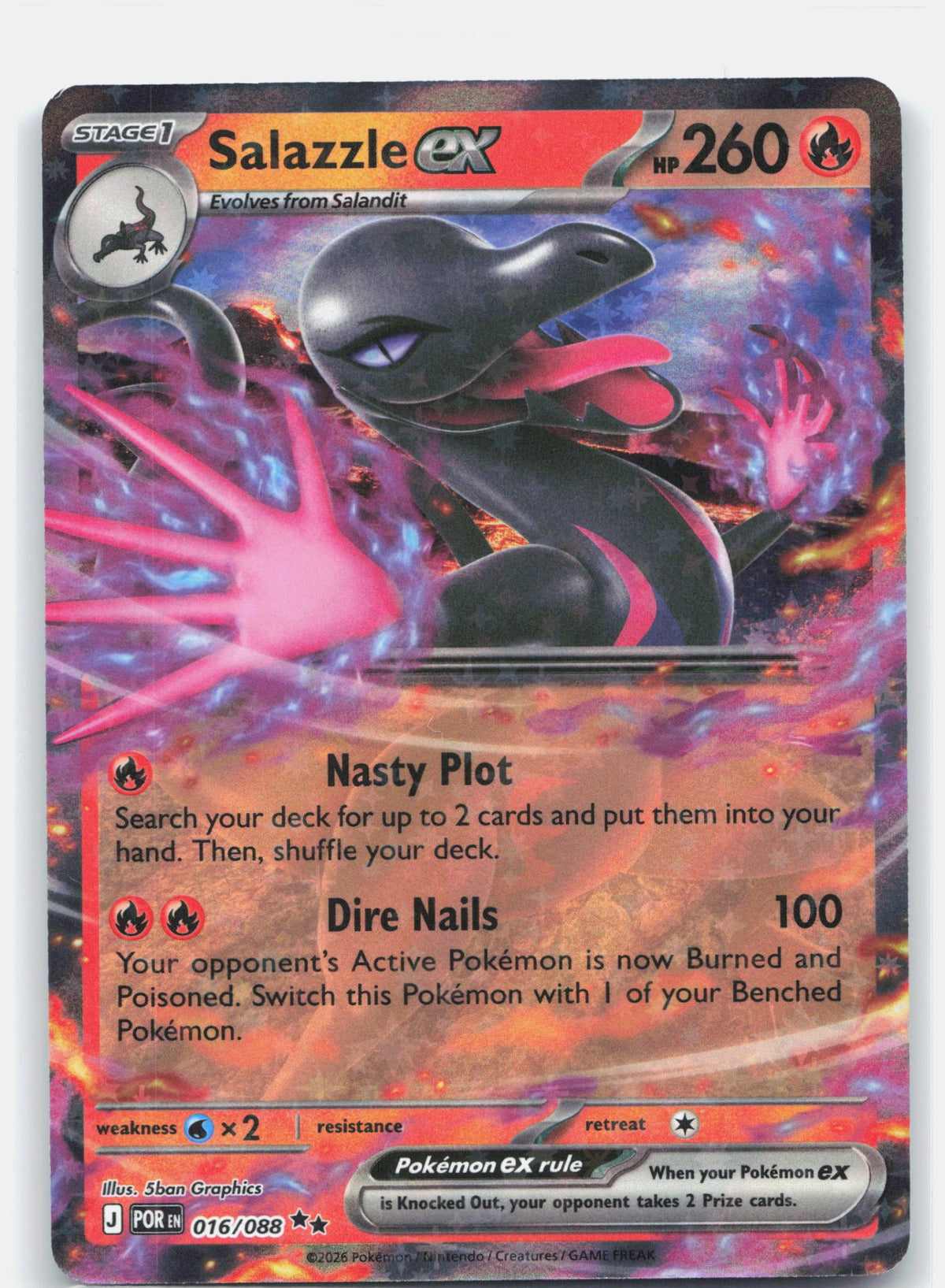 Salazzle ex - 016/088