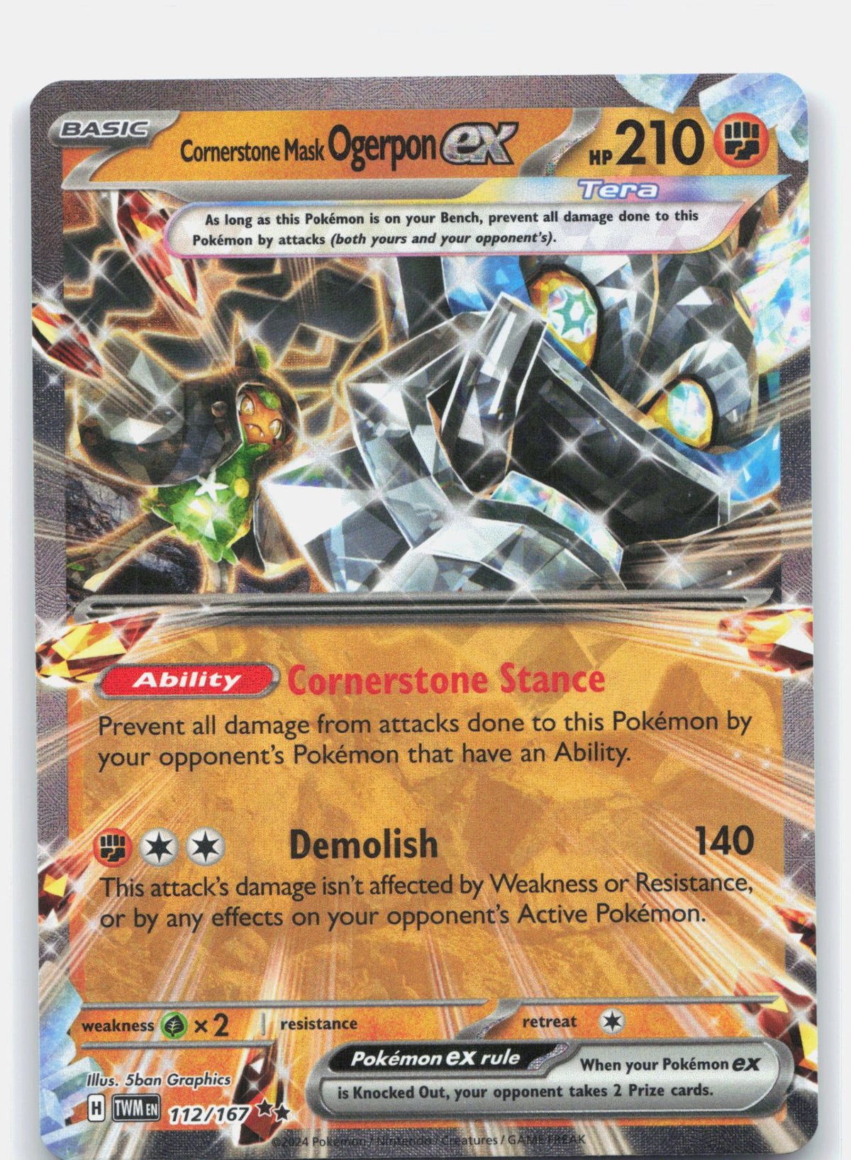 Cornerstone Mask Ogerpon ex - 112/167