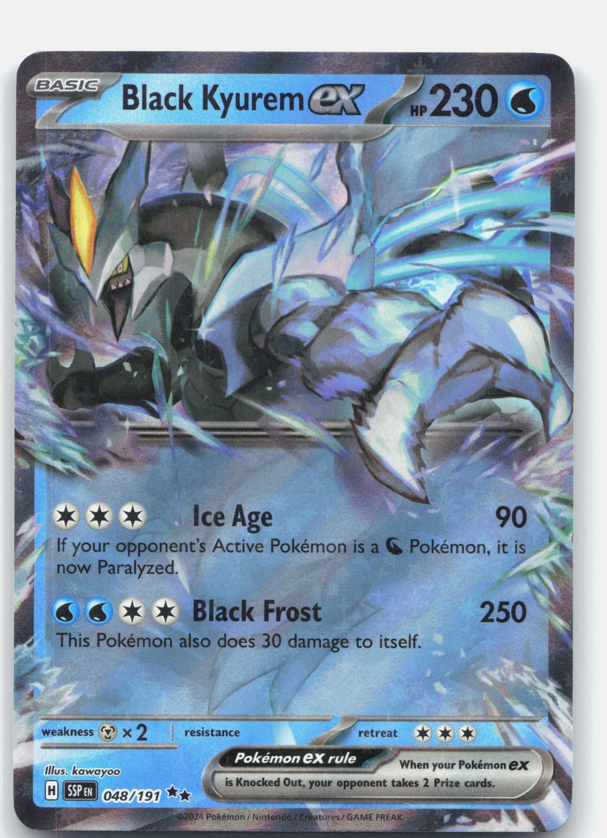 Black Kyurem ex - 048/191 | Near Mint