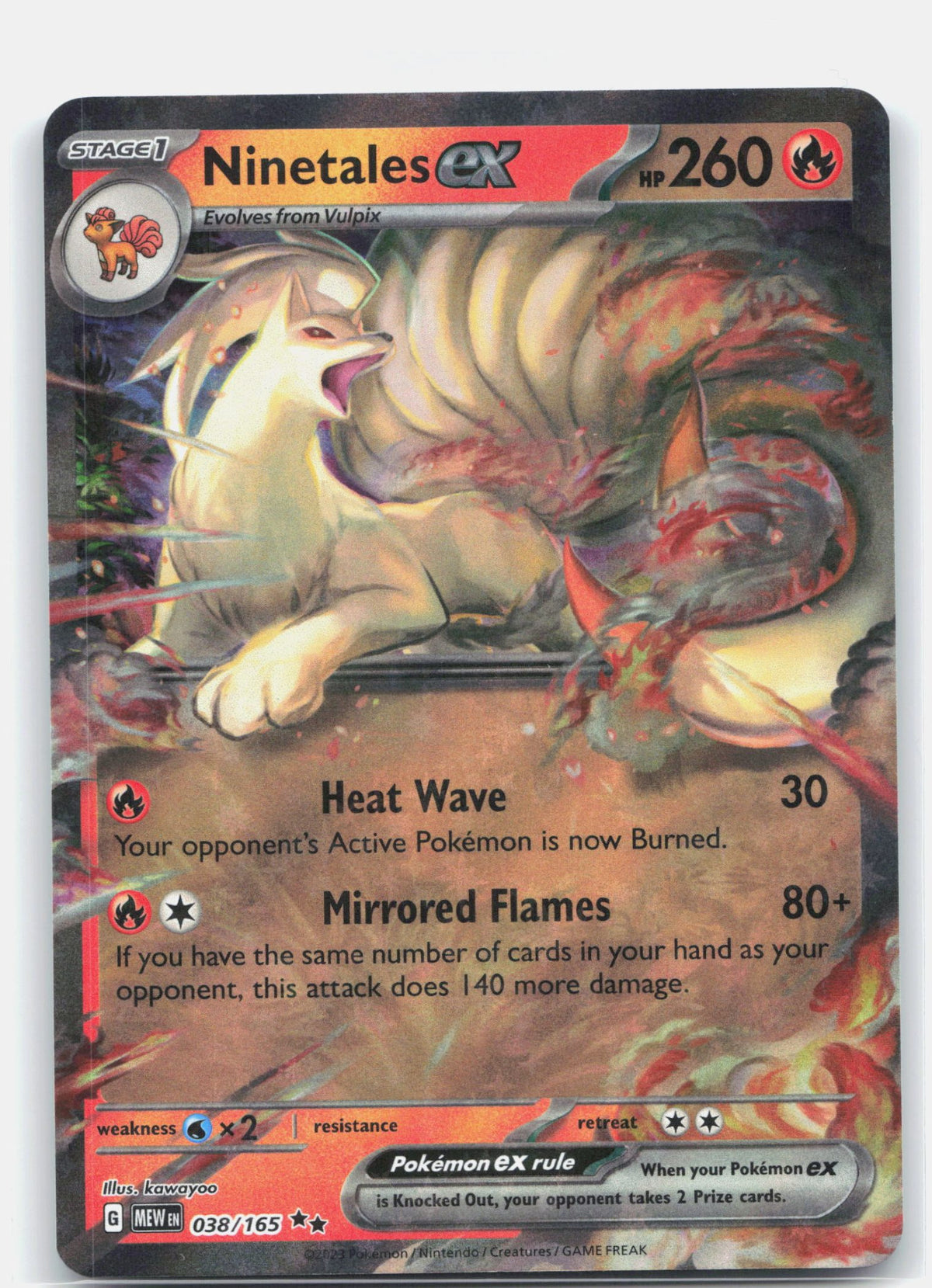 Ninetales ex - 038/165
