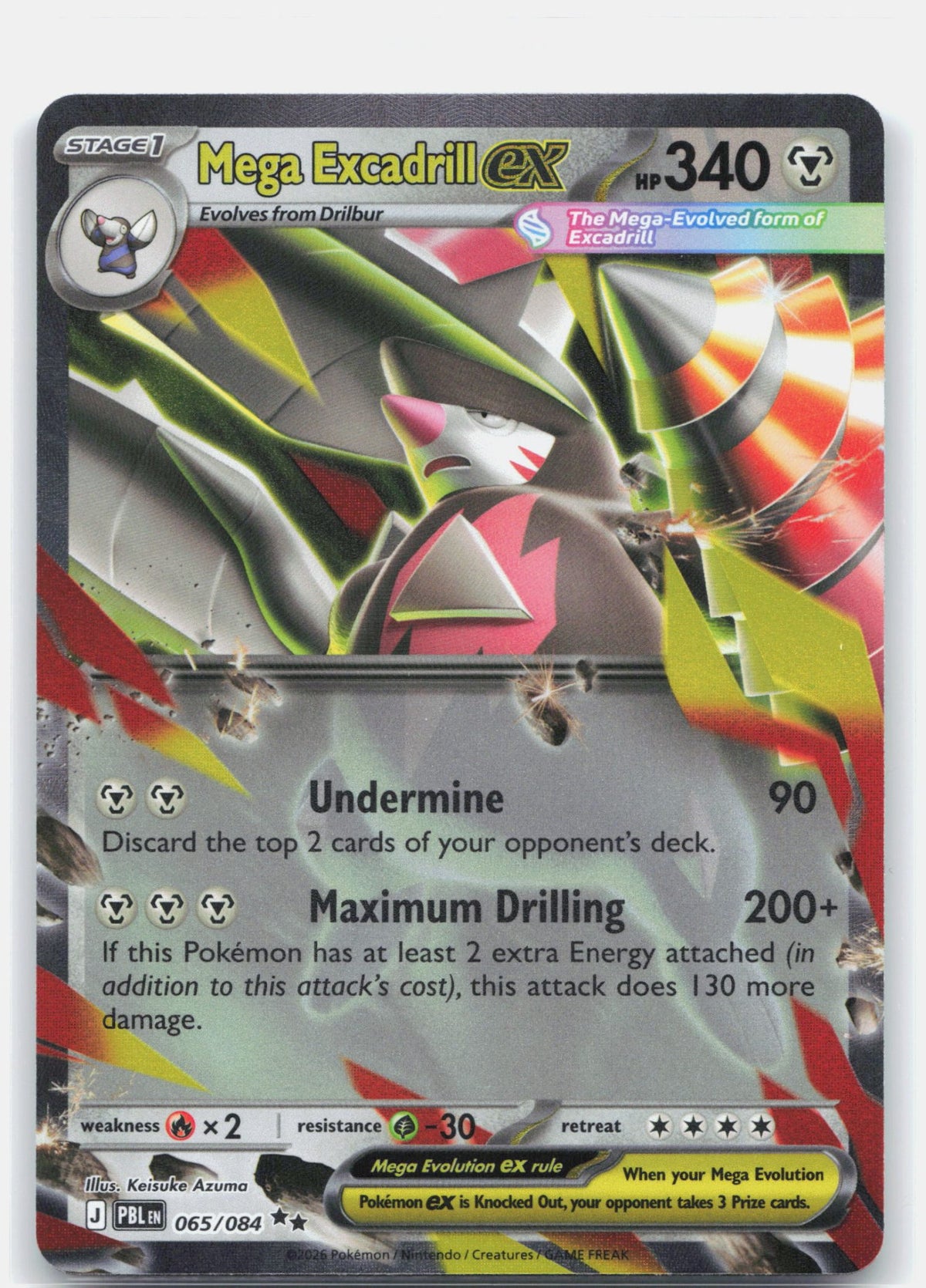Mega Excadrill ex - 065/084