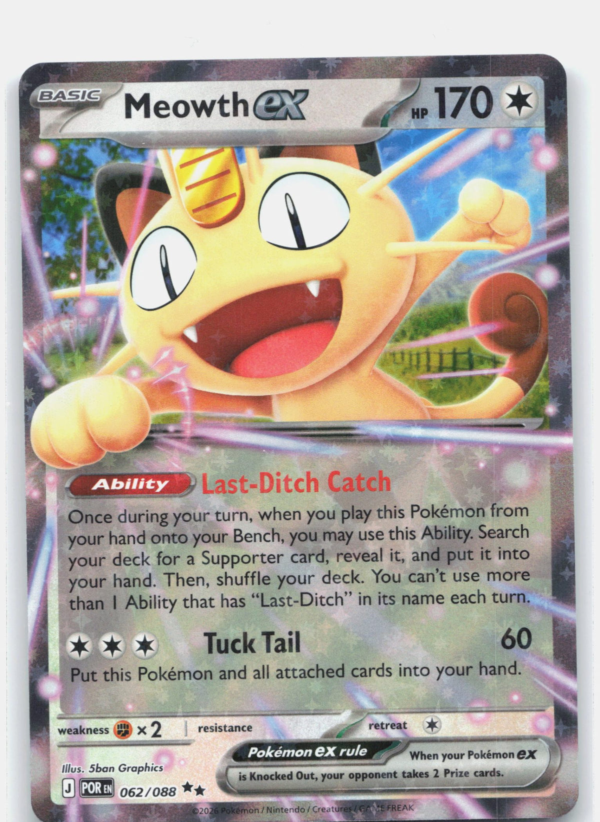 Meowth ex - 062/088