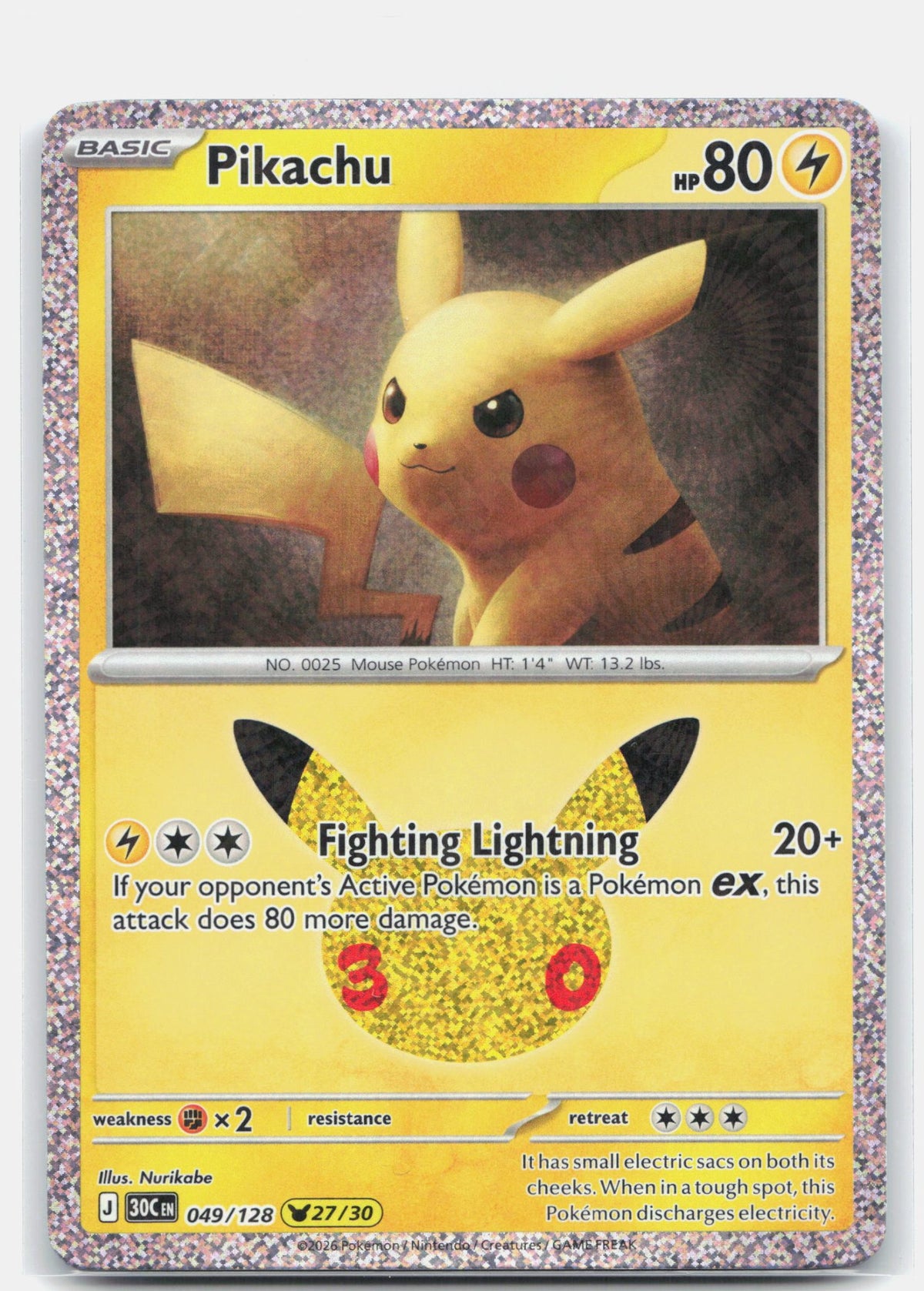 Pikachu - 049/128