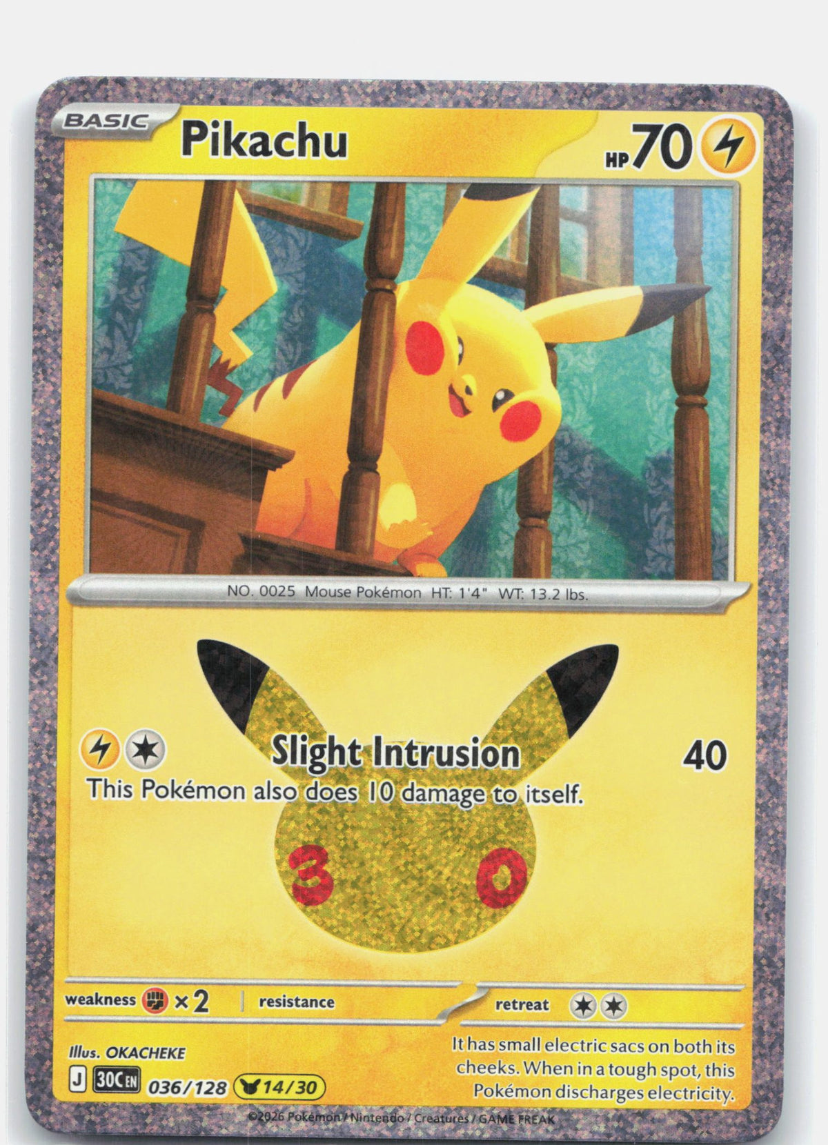 Pikachu - 036/128