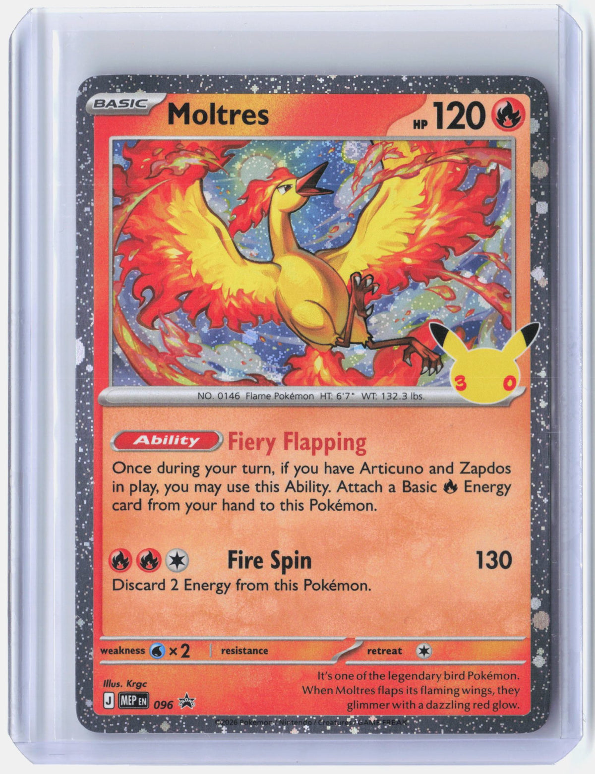 Moltres - 096 (30th Celebration)