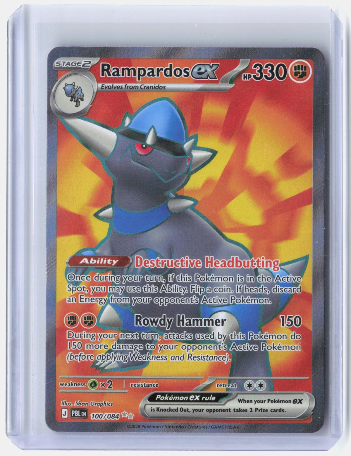 Rampardos ex - 100/084