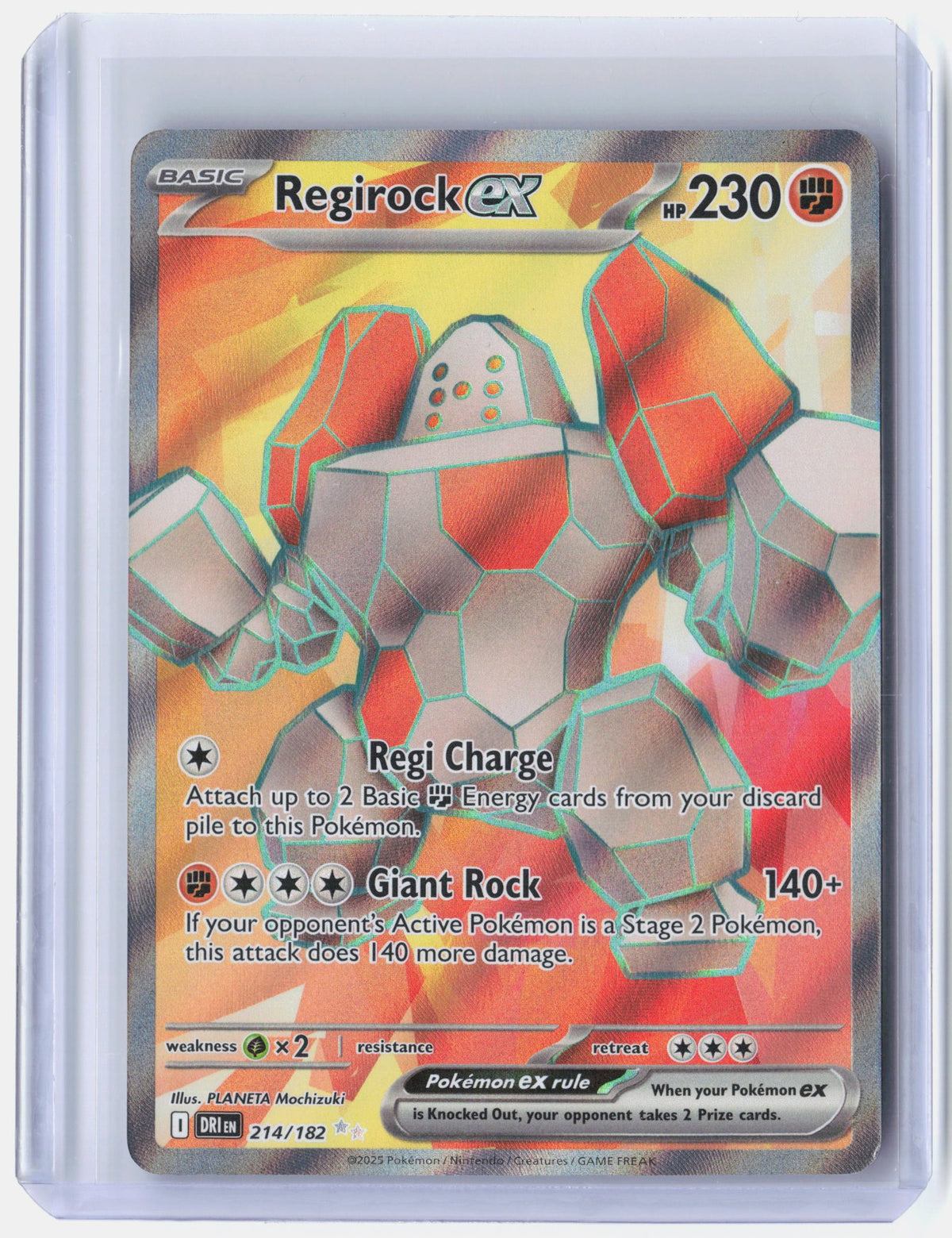 Regirock ex - 214/182