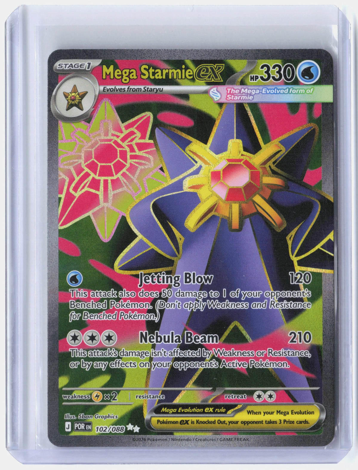 Mega Starmie ex - 102/088