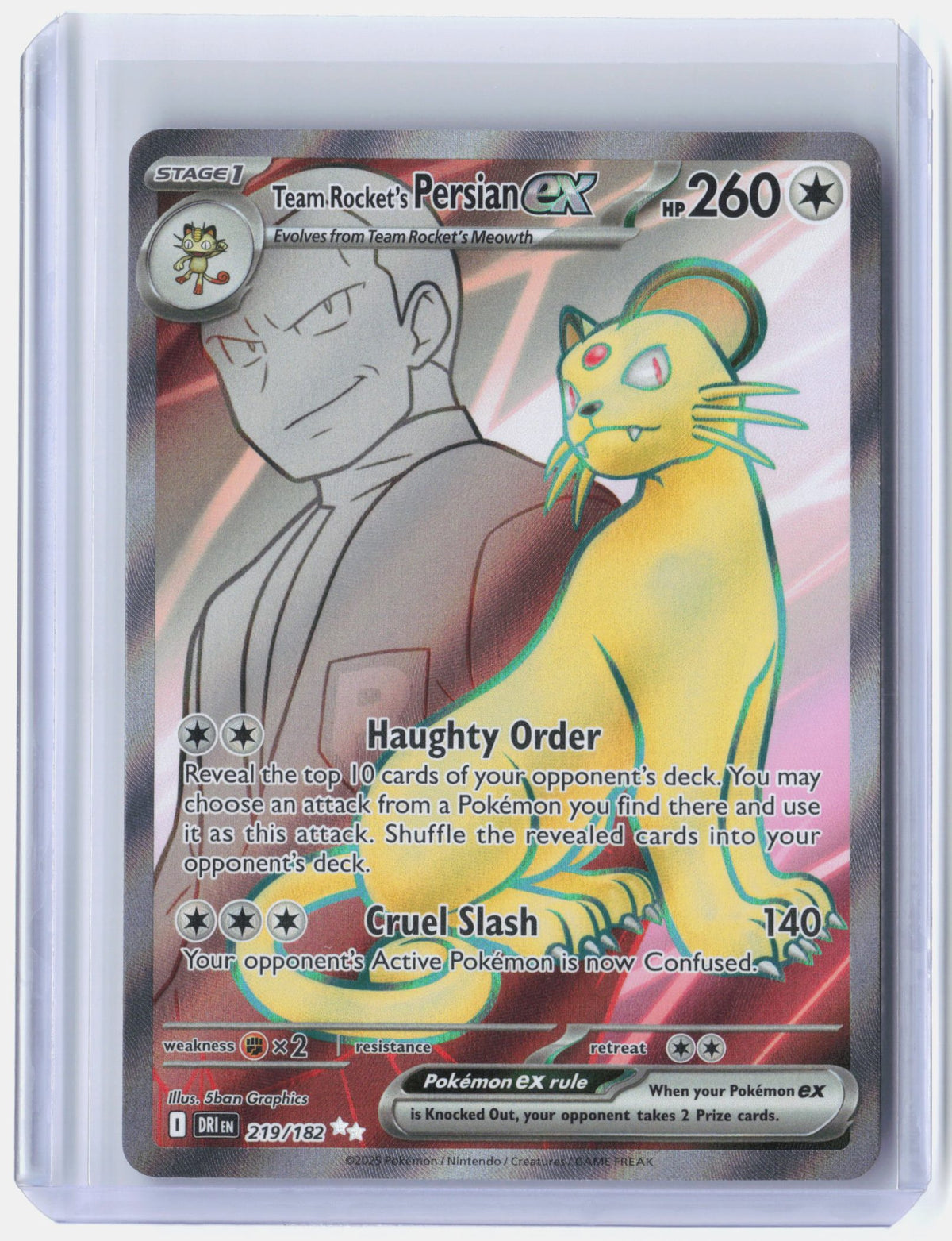 Team Rocket's Persian ex - 219/182