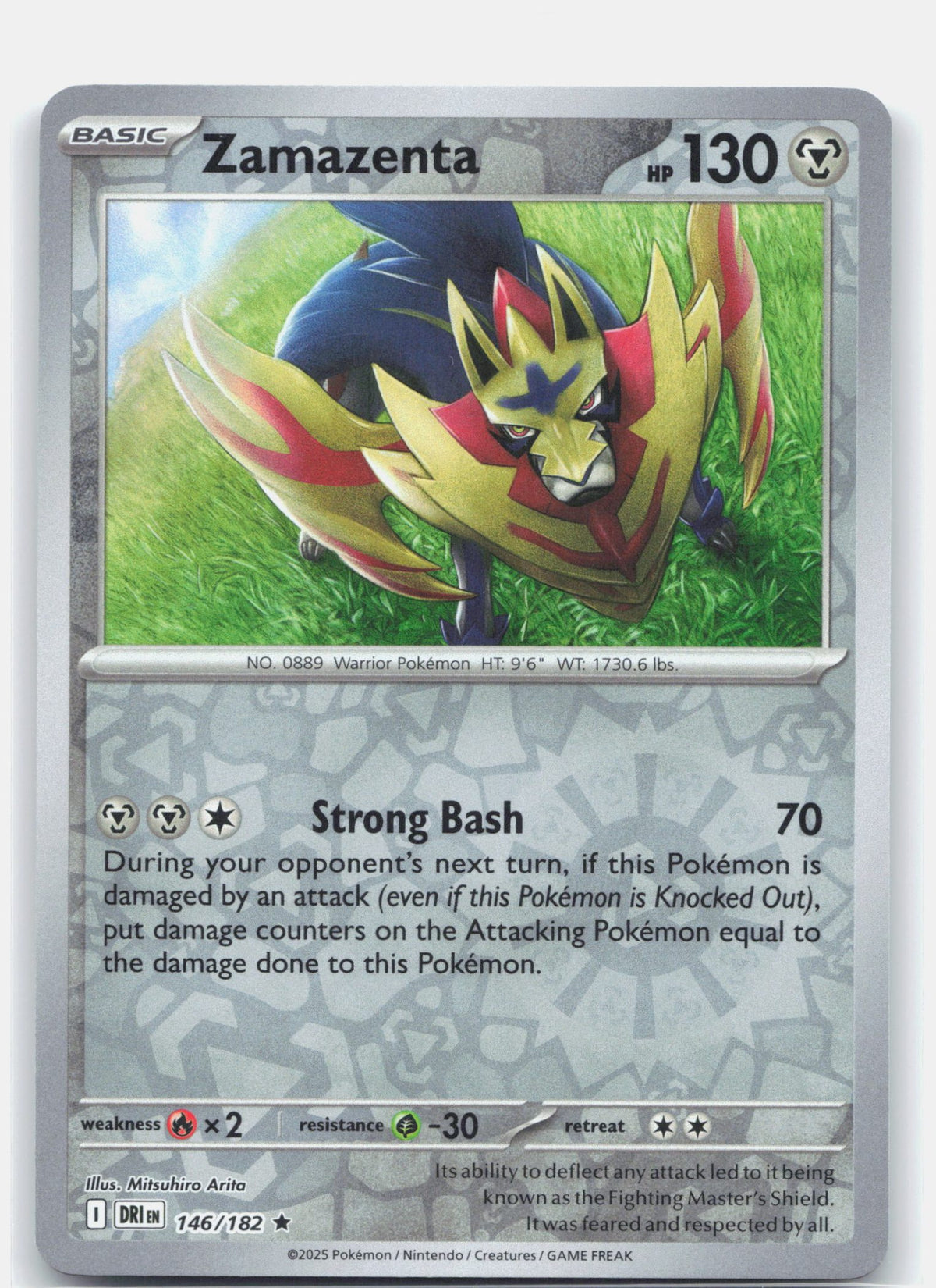 Zamazenta 146 (Reverse Holofoil) - SV10: Destined Rivals