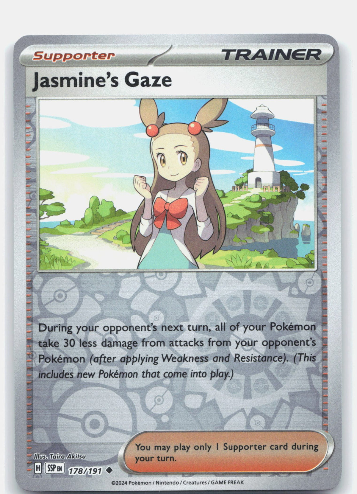 Jasmine's Gaze 178 (Reverse Holofoil) - SV08: Surging Sparks