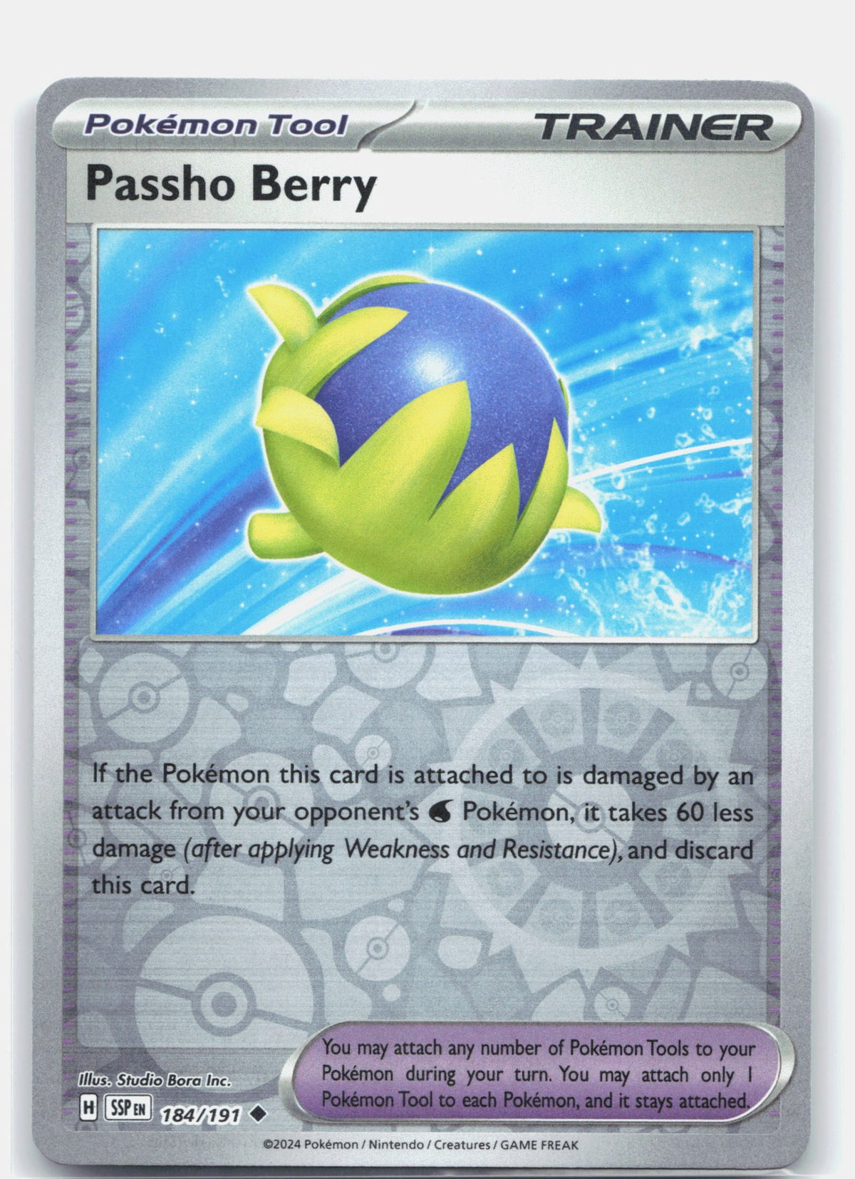 Passho Berry 184 (Reverse Holofoil) - SV08: Surging Sparks