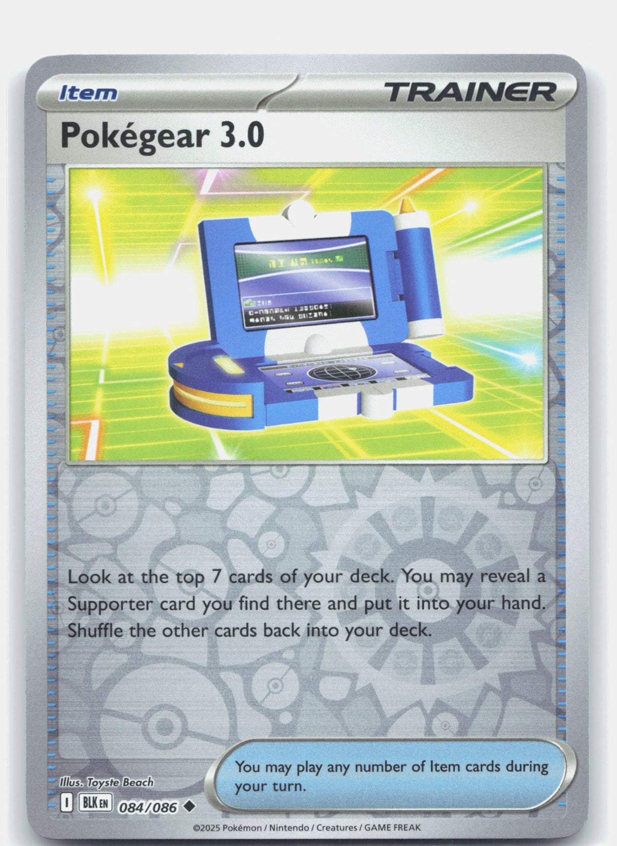 Pokegear 3.0 084 (Reverse Holofoil) - SV: Black Bolt