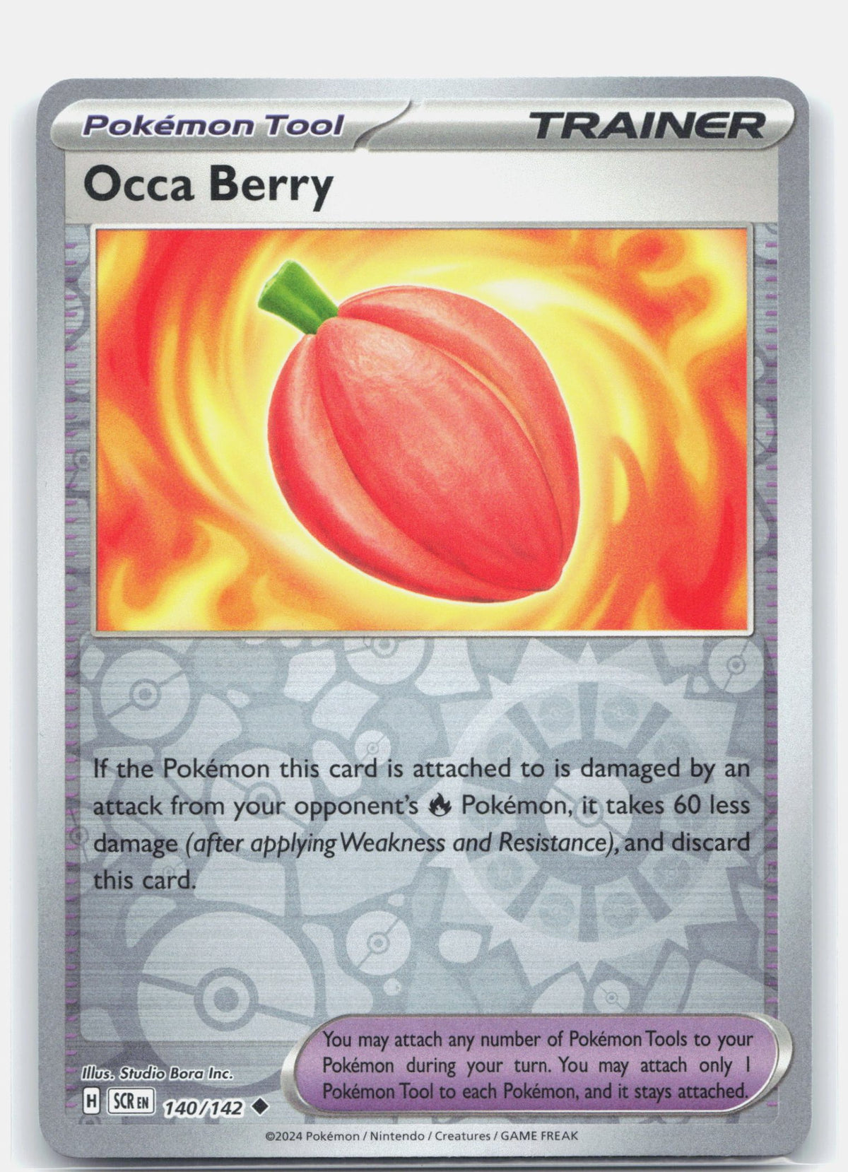 Occa Berry 140 (Reverse Holofoil) - SV07: Stellar Crown