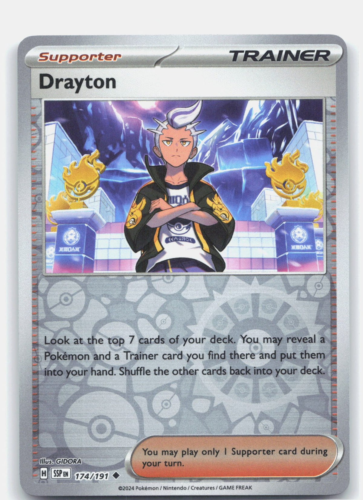 Drayton 174 (Reverse Holofoil) - SV08: Surging Sparks