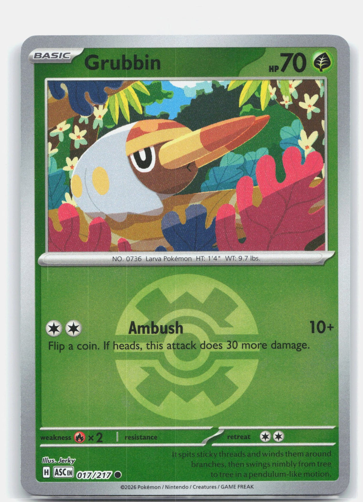 Grubbin (Quick Ball) | Near Mint