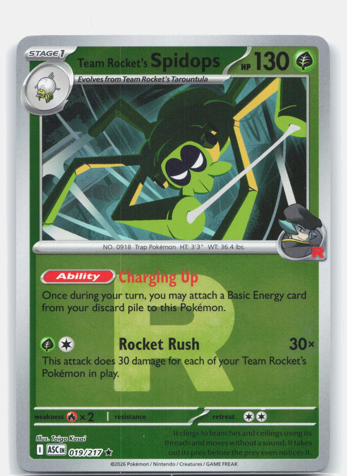 Team Rocket's Spidops (Team Rocket)