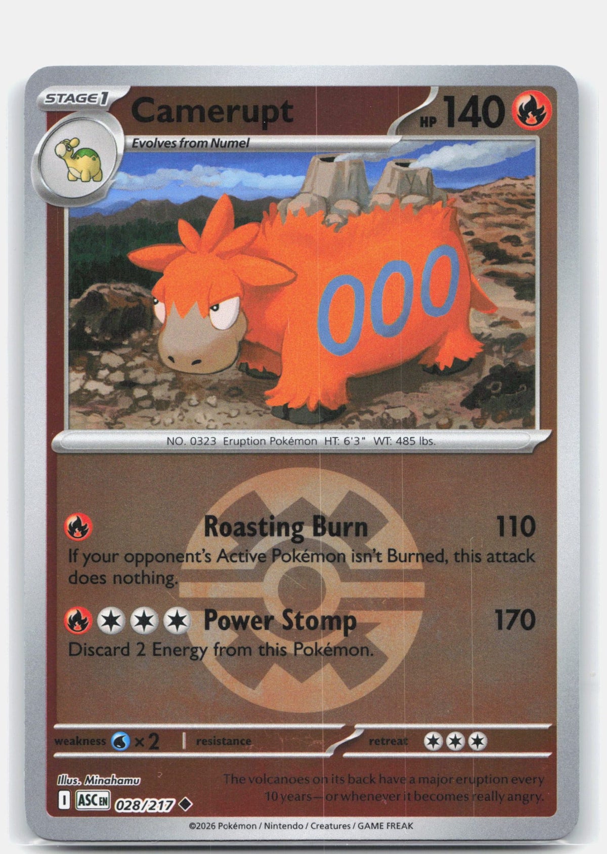 Camerupt (Quick Ball) | Near Mint