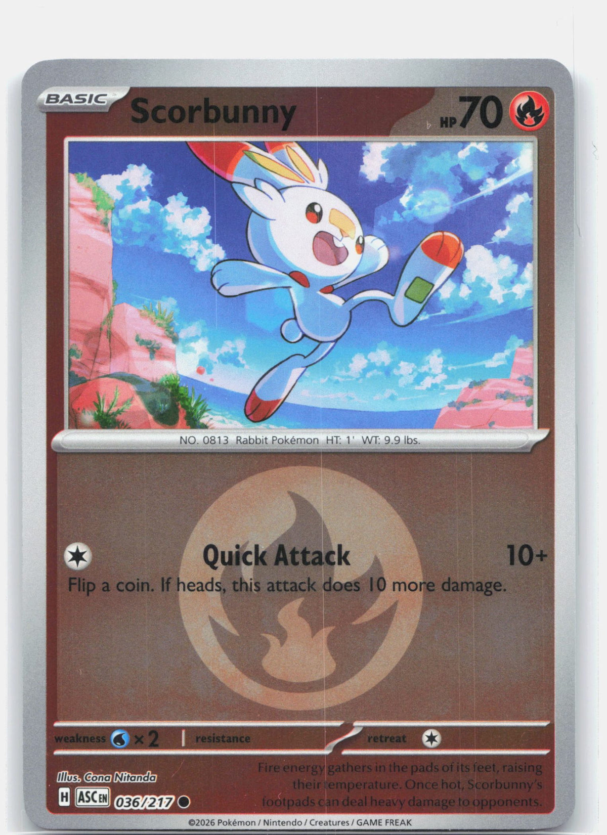 Scorbunny - 036/217 (Energy Symbol Pattern)