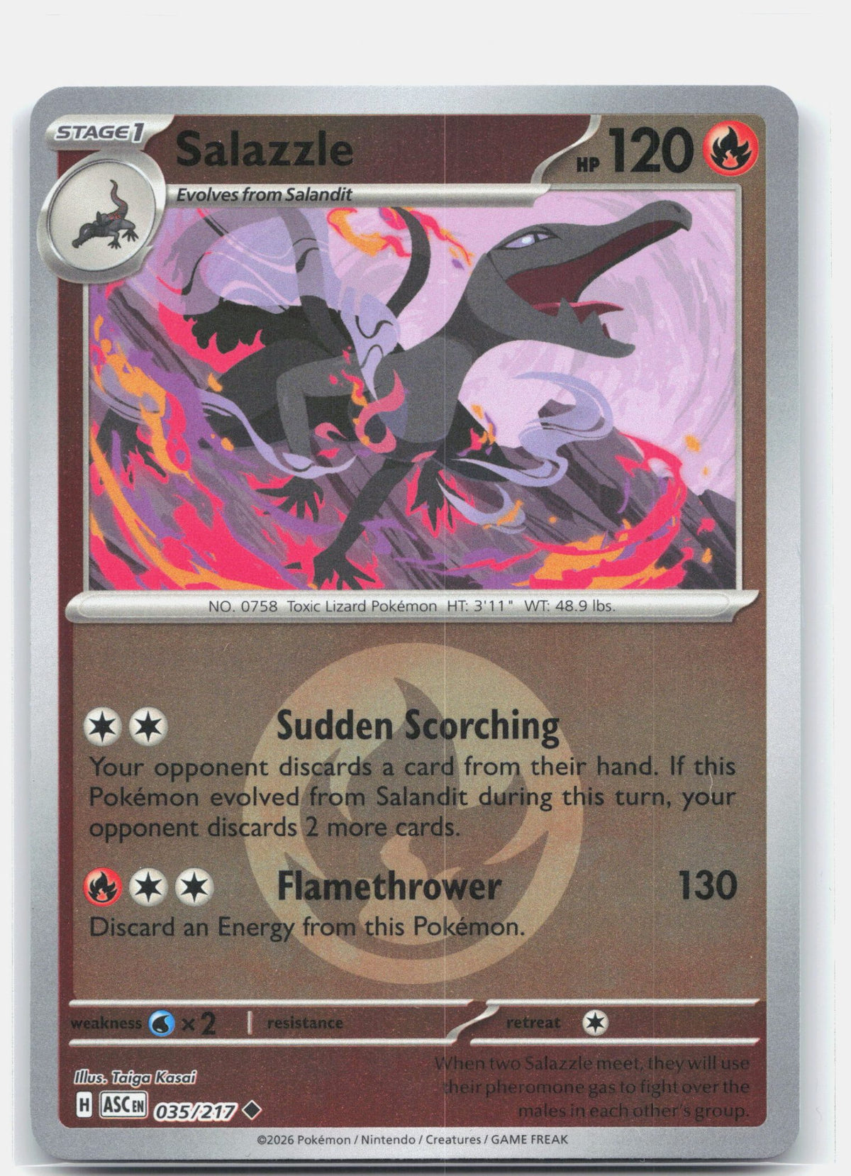 Salazzle - 035/217 (Energy Symbol Pattern)