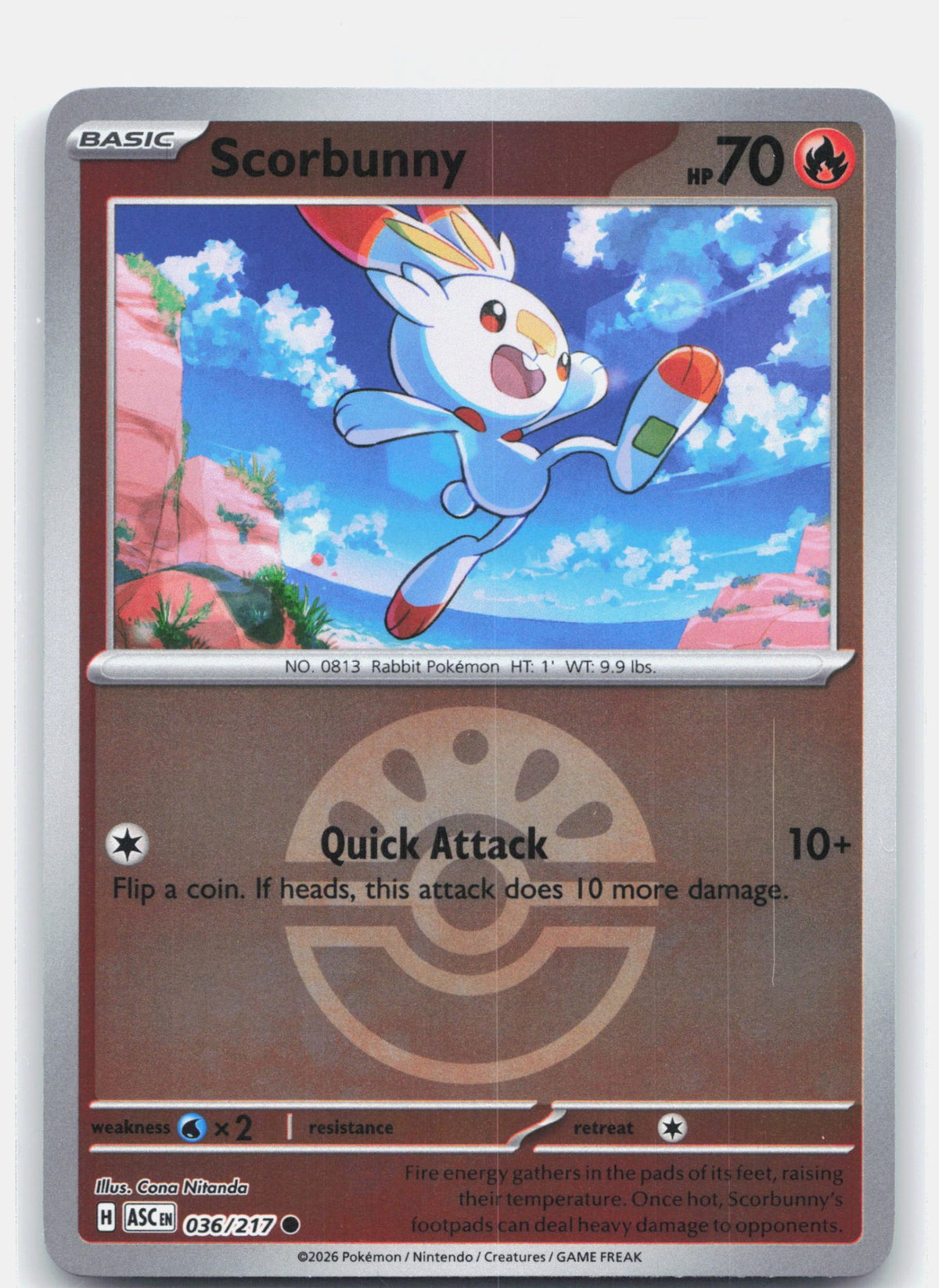 Scorbunny - 036/217 (Friend Ball)