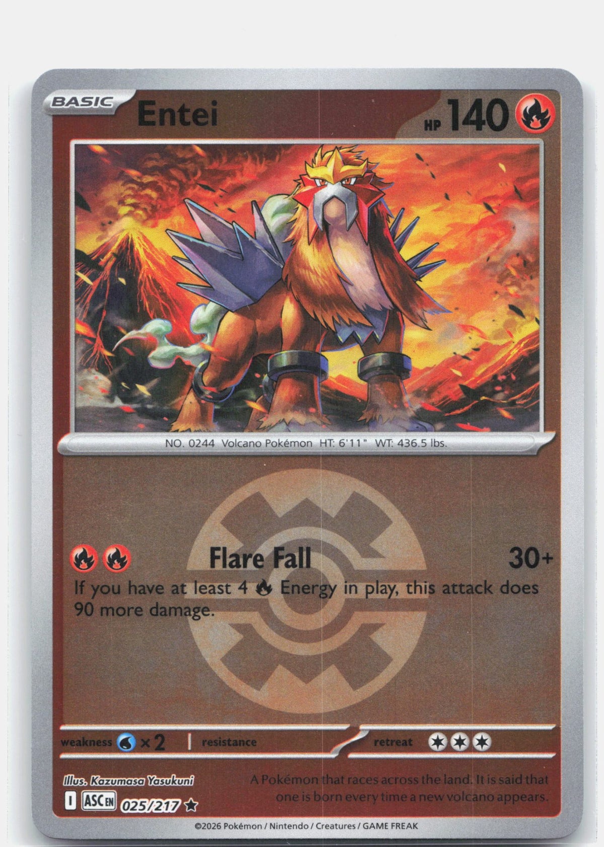 Entei (Quick Ball) | Near Mint