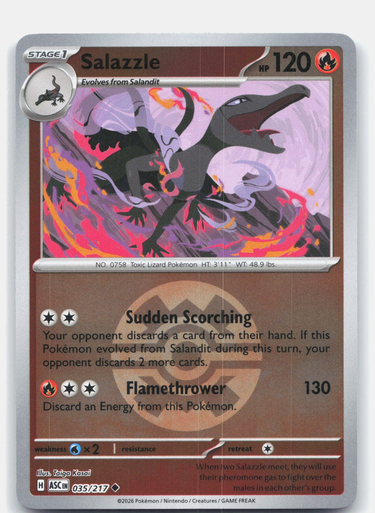 Salazzle - 035/217 (Quick Ball)