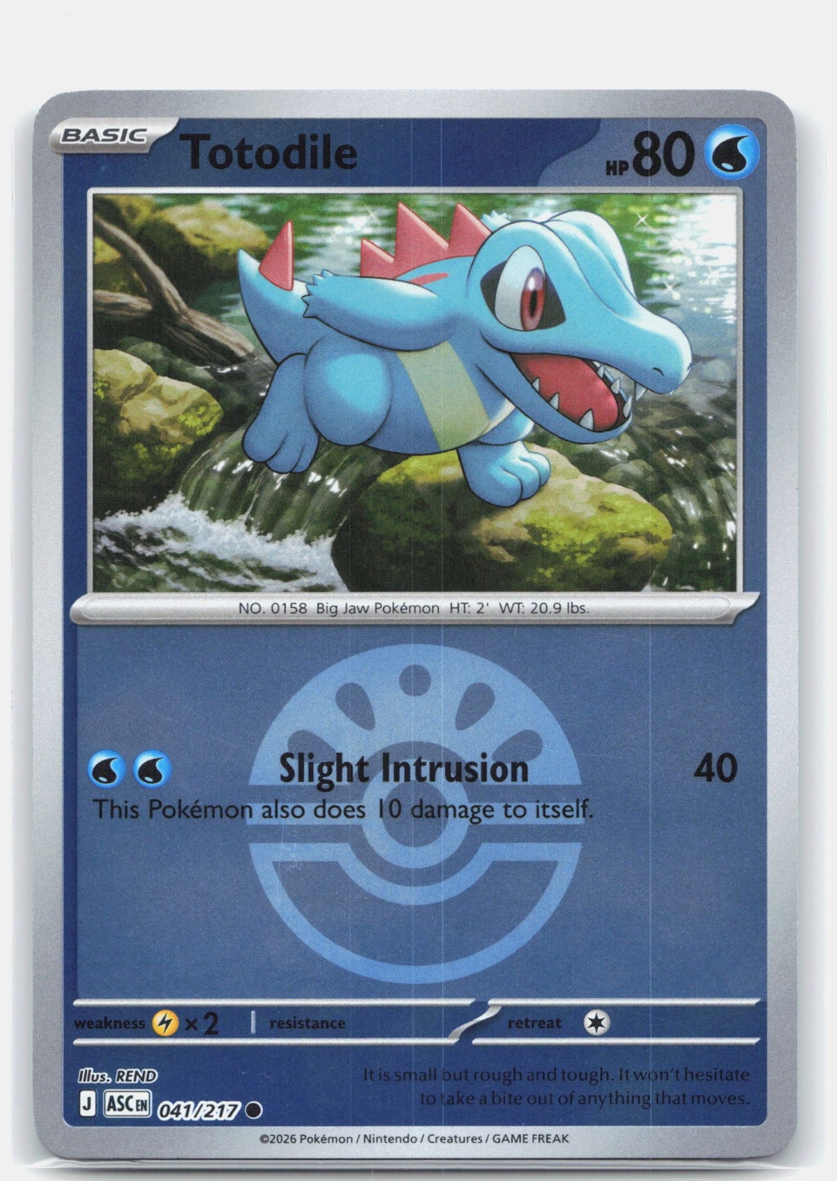 Totodile (Friend Ball) | Near Mint