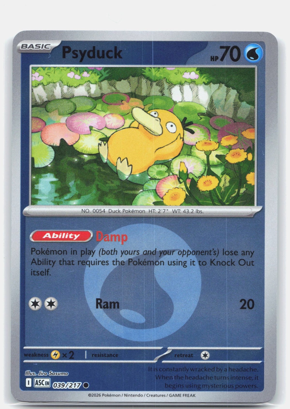 Psyduck - 039/217 (Energy Symbol Pattern) | Near Mint