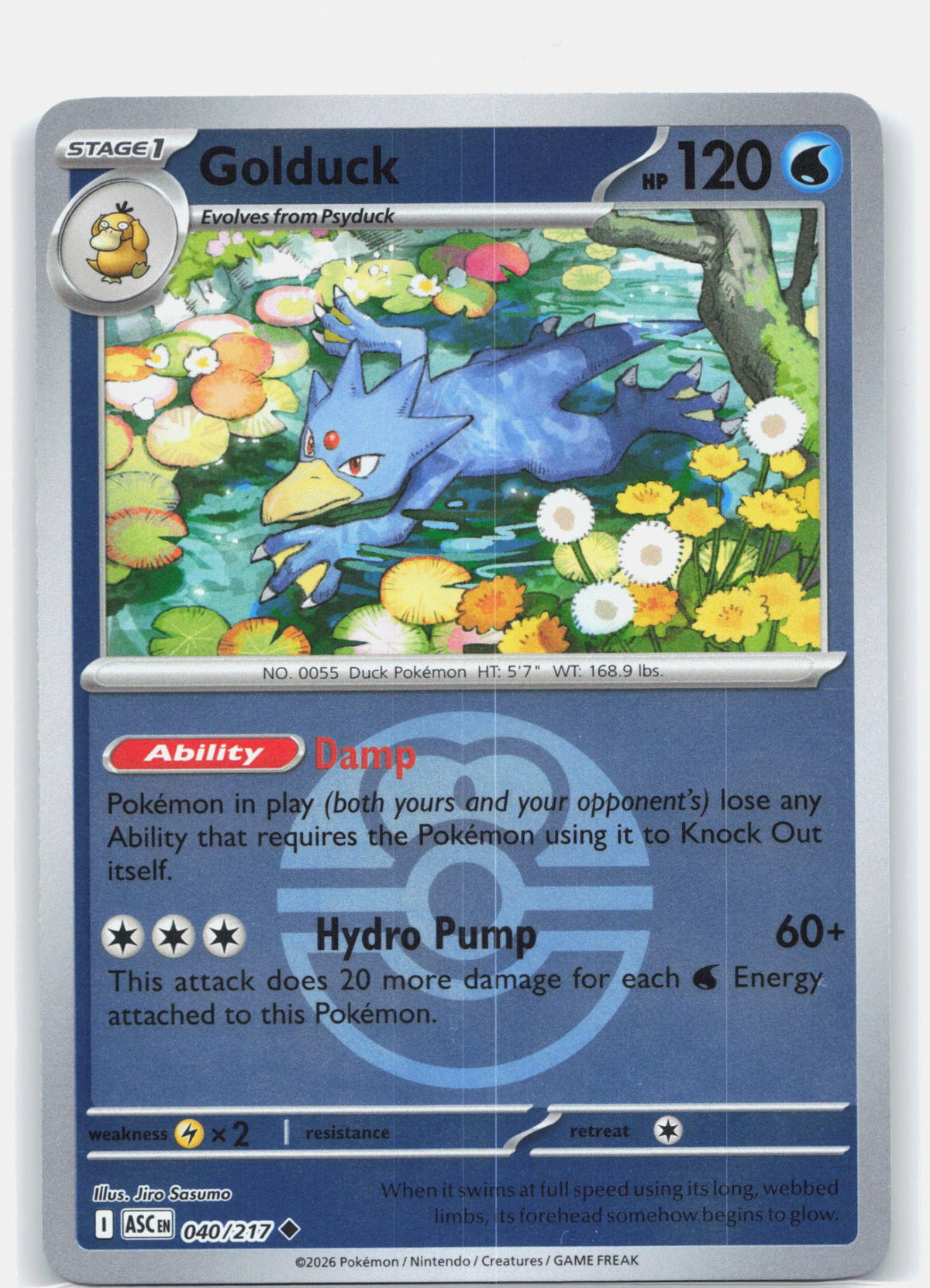 Golduck (Love Ball) | Near Mint