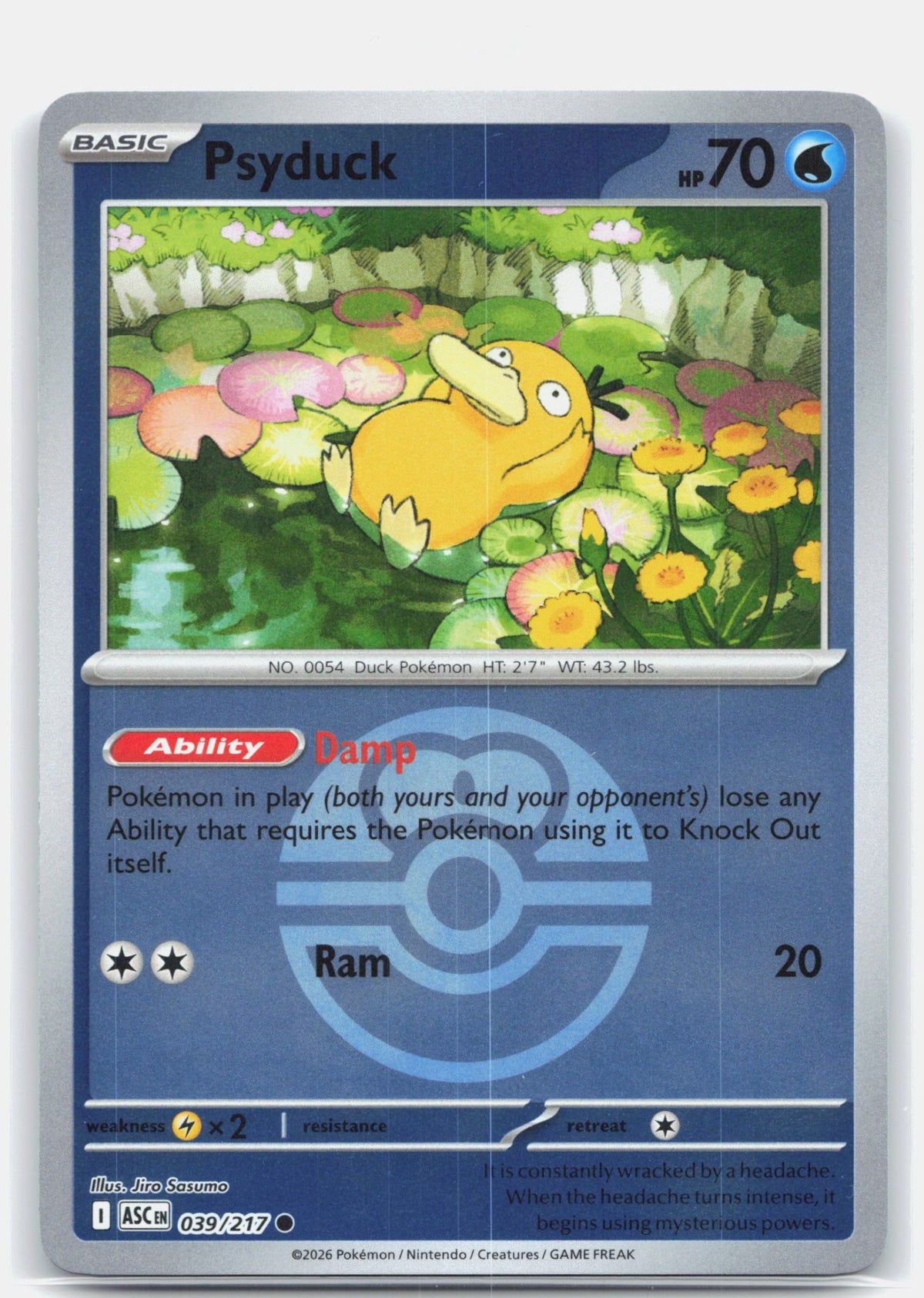 Psyduck - 039/217 (Love Ball) | Near Mint