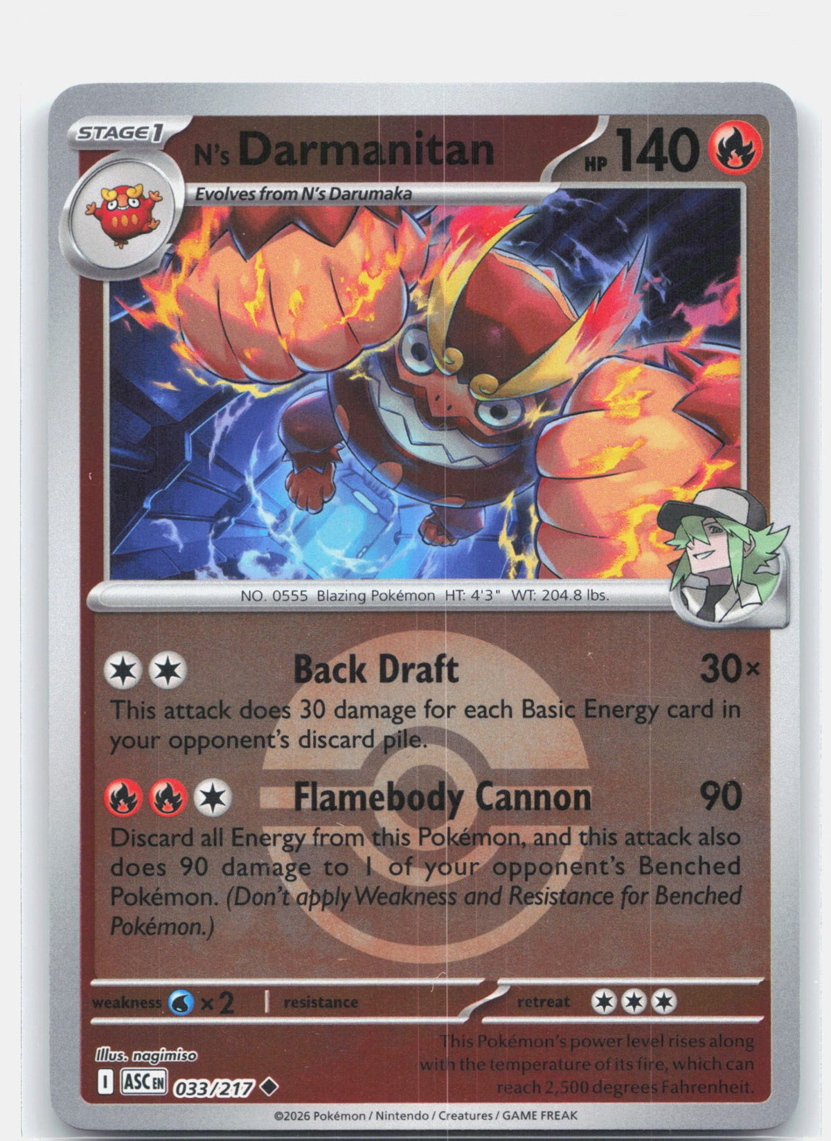 N's Darmanitan (Poke Ball)