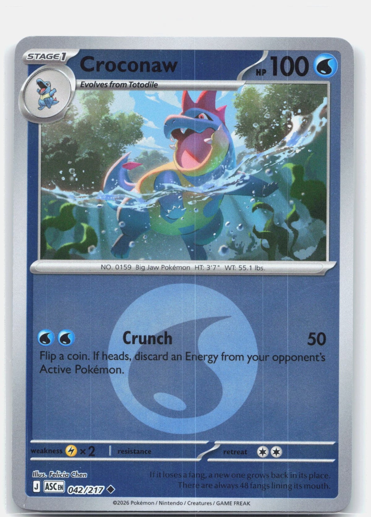 Croconaw (Energy Symbol Pattern)