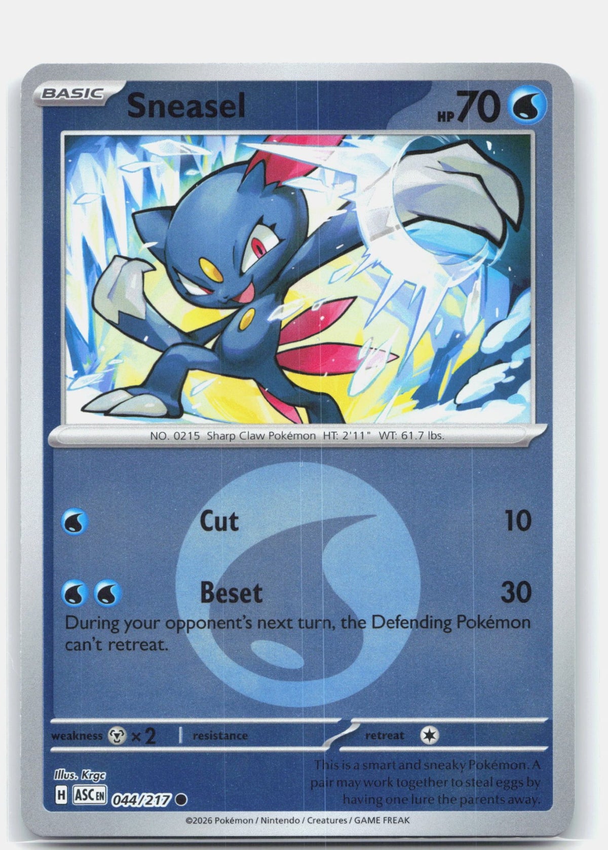 Sneasel (Energy Symbol Pattern)