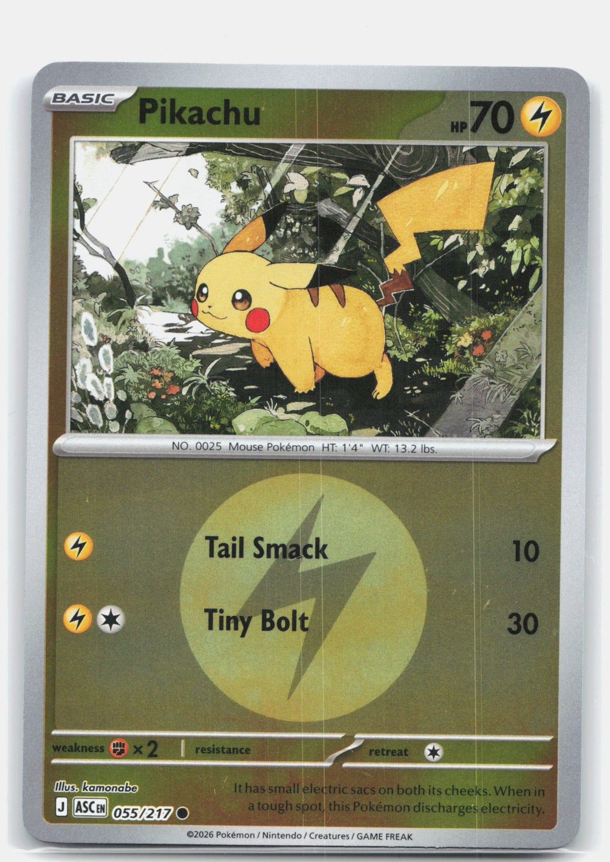 Pikachu (Energy Symbol Pattern) | Near Mint