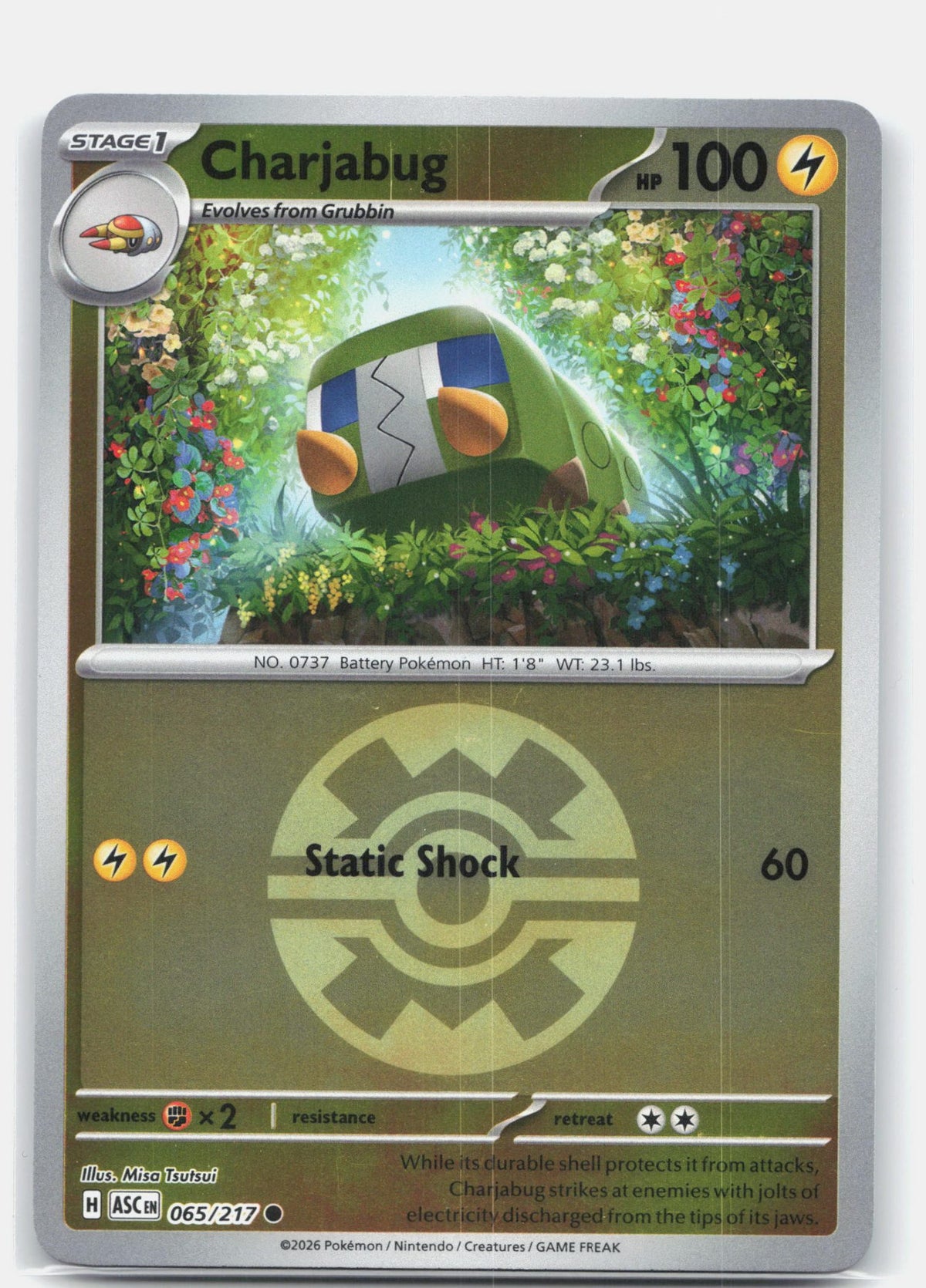 Charjabug (Quick Ball) | Near Mint