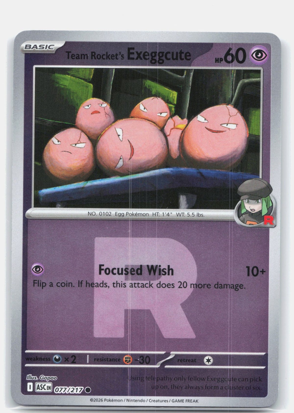Team Rocket's Exeggcute (Team Rocket) | Near Mint